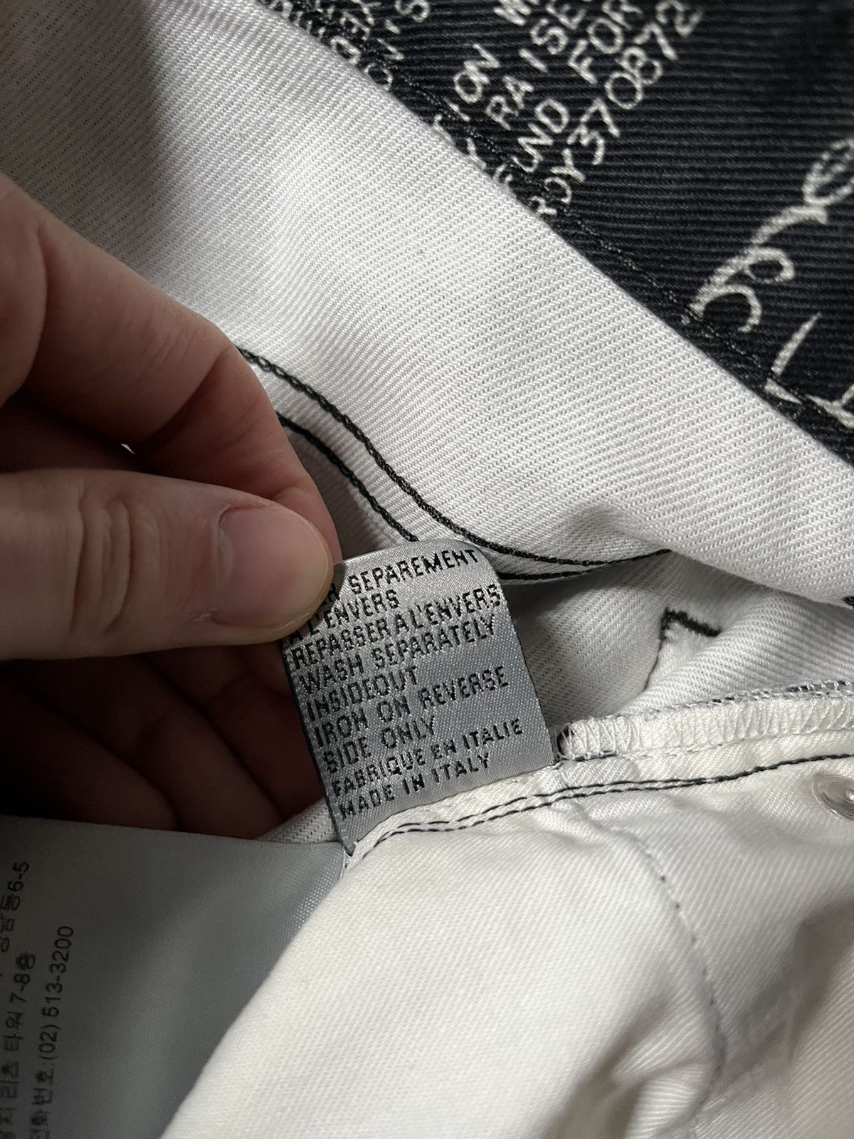 Dior Dior doodle denim black jeans rare Size US 30 / EU 46 - 17 Thumbnail