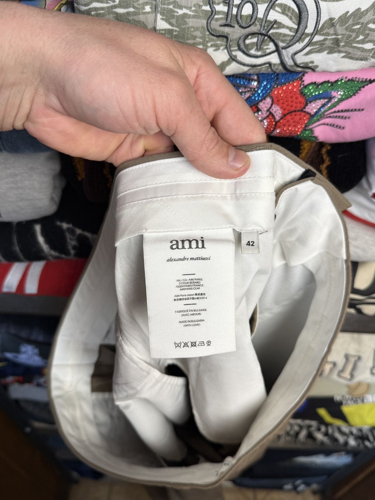AMI AMI Beige Casual Pants Size US 34 / EU 50 - 13 Thumbnail