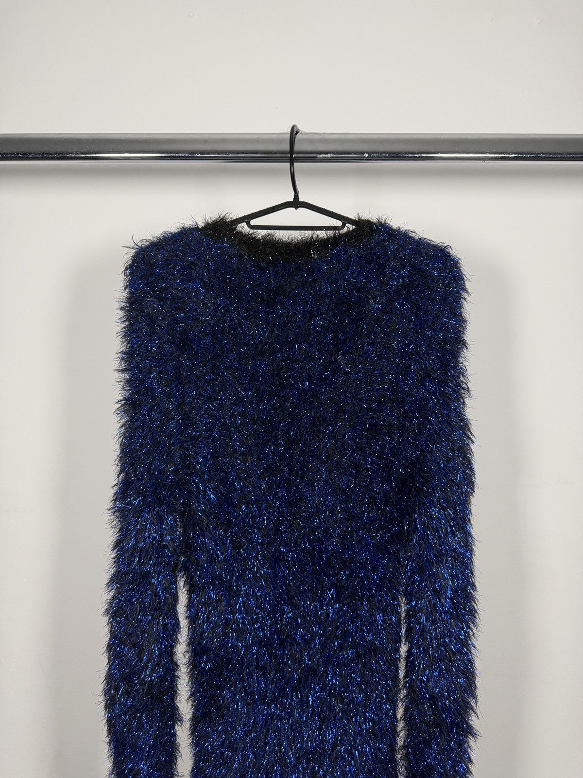 Balmain Balmain 2010’s Oversized Fuzzy Mohair Knit Sweater Size L / US 10 / IT 46 - 8 Thumbnail