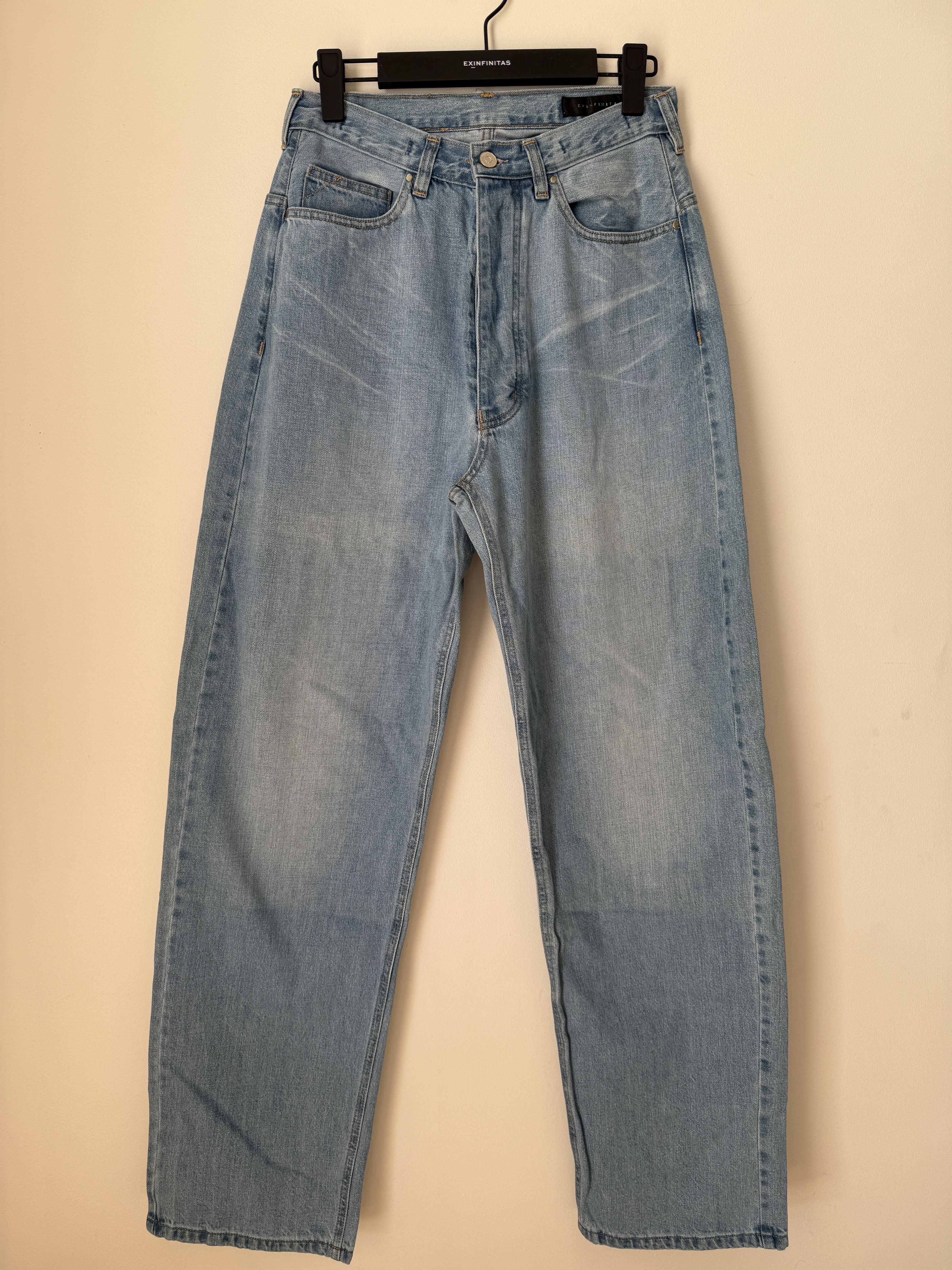 EX INFINITAS EX INFINITAS LOOSE TAPERED STONEWASH JEANS. SZ 26 Size US 26 / EU 42 - 3 Thumbnail