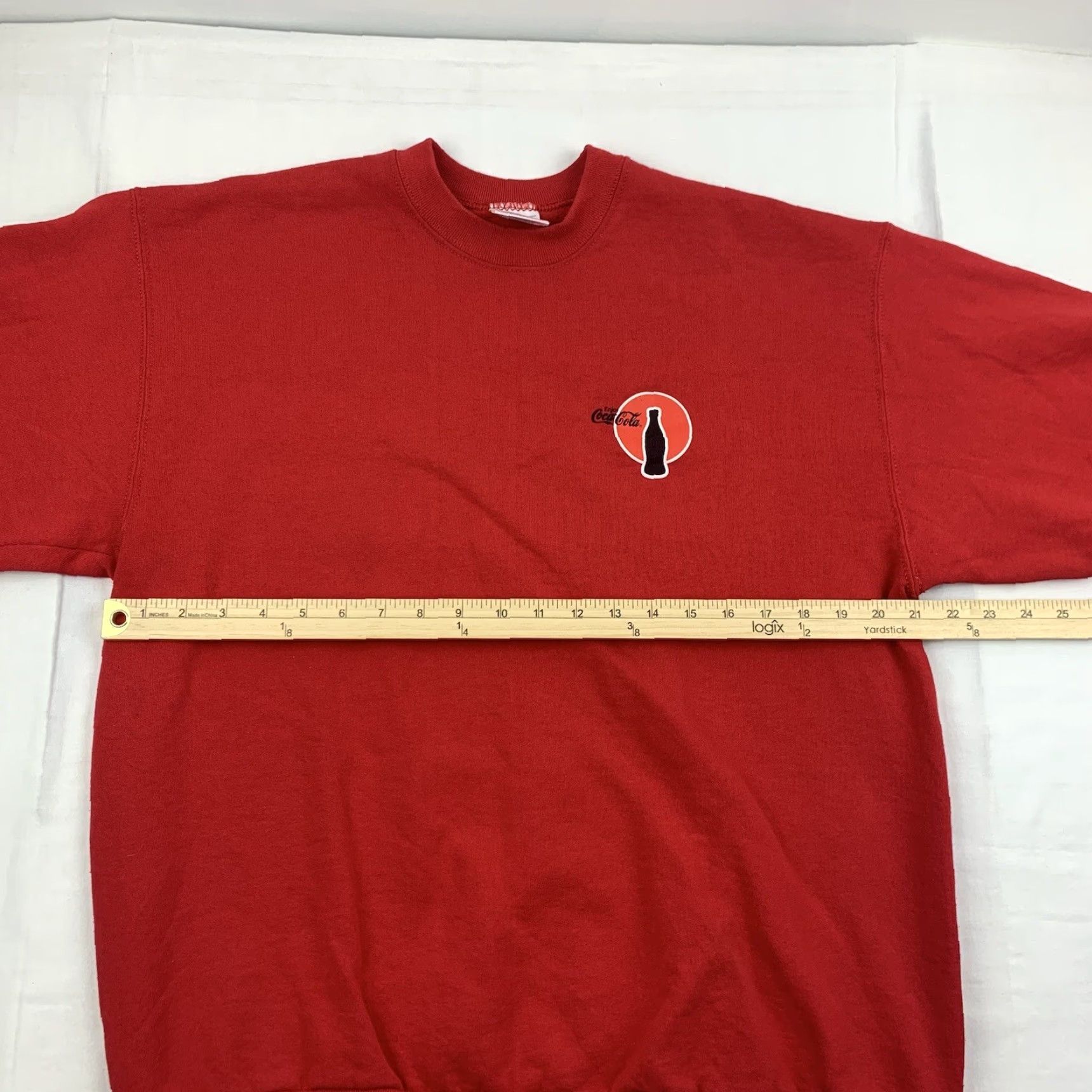 Vintage VINTAGE Coca Cola Sweatshirt Men XL Red Logo 90s Y2K Screen Stars Pullover Size US XL / EU 56 / 4 - 4 Thumbnail