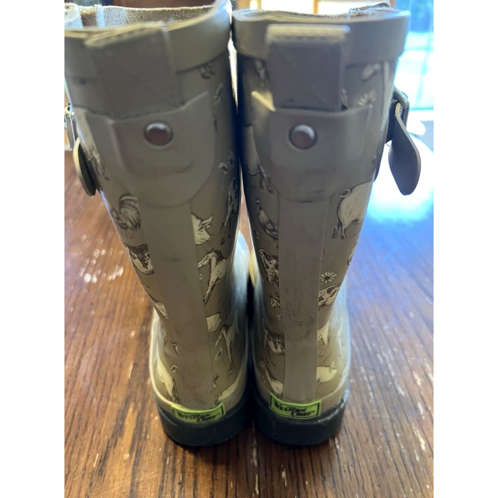 Vintage VINTAGE? No. Western Chief Women’s Farm Animal Themed Rain Boots Size 6 Size US 6 / IT 36 - 3 Thumbnail