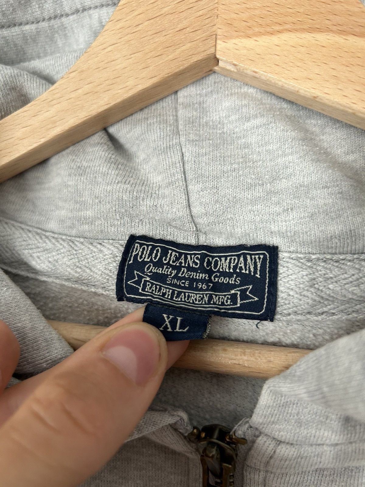 Polo Ralph Lauren Polo Jeans Company Ralph Lauren USA Flag Grey Hoodie 90s Size US XL / EU 56 / 4 - 5 Thumbnail