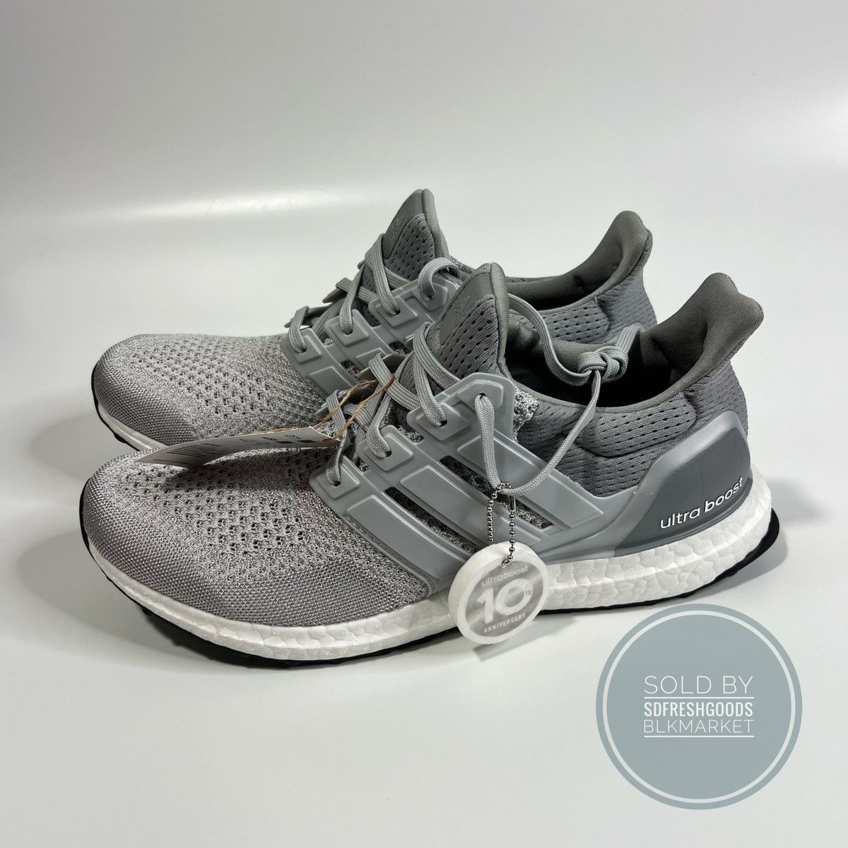 Adidas Adidas Ultraboost 1.0 “Silver Metallic” Athletic Shoes 10 Size US 10 / EU 43 - 1 Thumbnail