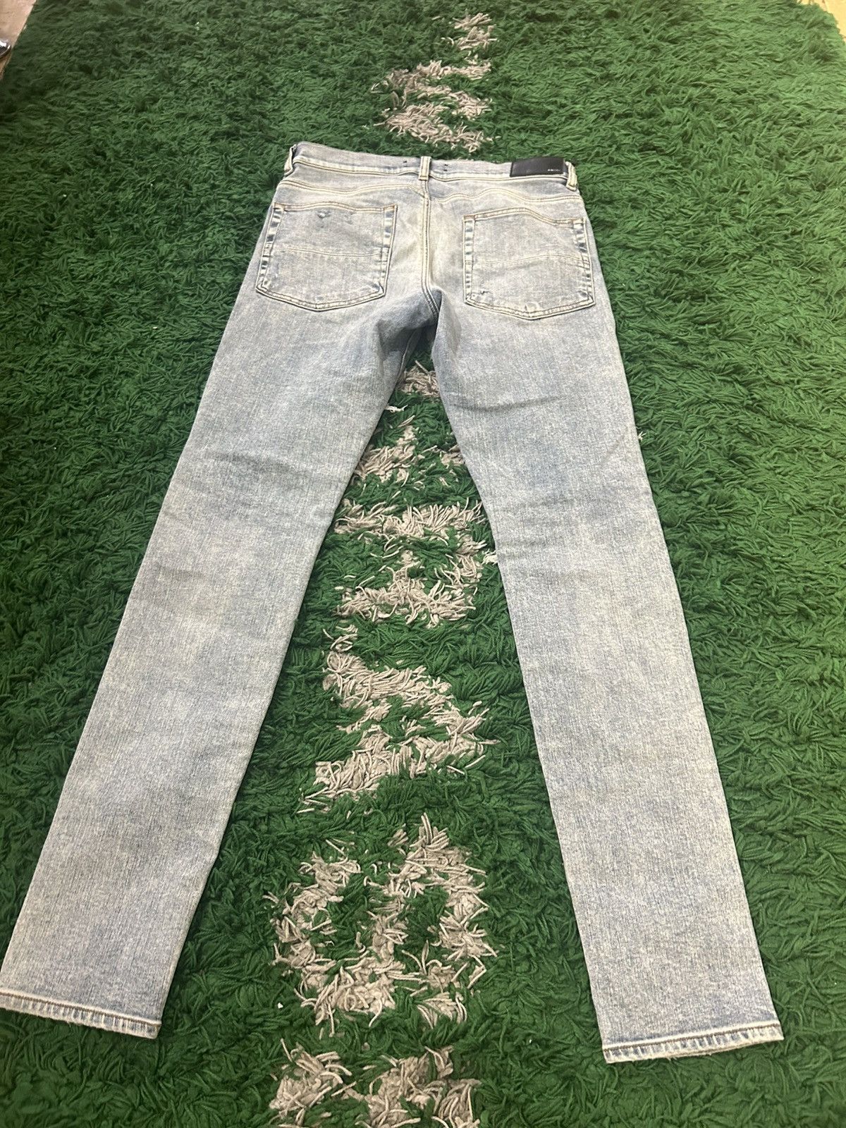 Amiri Amiri Thrasher Black Patch Jeans Size US 34 / EU 50 - 2 Thumbnail