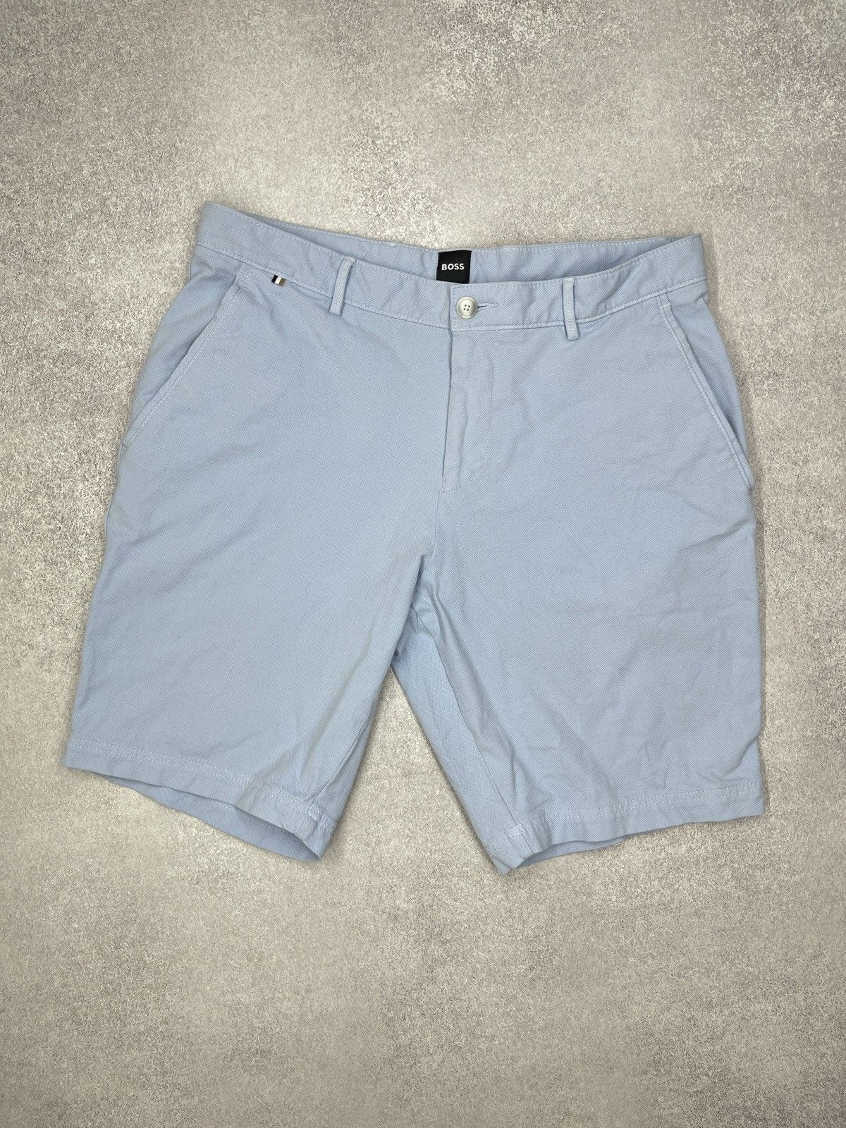 Hugo Boss Mens Hugo Boss Slice Short Blue Size L Size US 34 / EU 50 - 6 Thumbnail