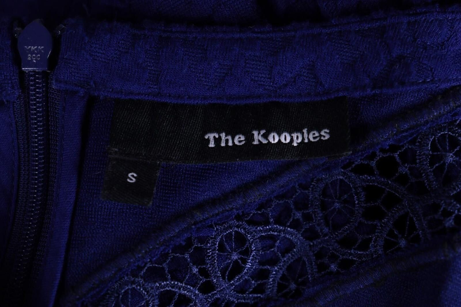 The Kooples The Kooples Blue Embroidered A-Line Dress Size S Size S / US 4 / IT 40 - 12 Thumbnail