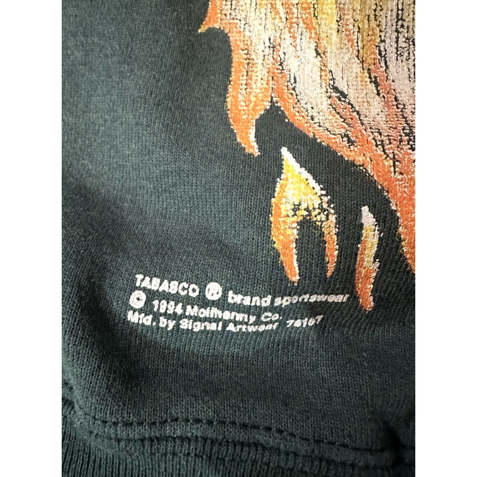 Vintage VINTAGE Saturdays HERO Sweatshirt Pullover Crew Neck Green 90s Front & Back Graphic L Men Size US L / EU 52-54 / 3 - 5 Thumbnail