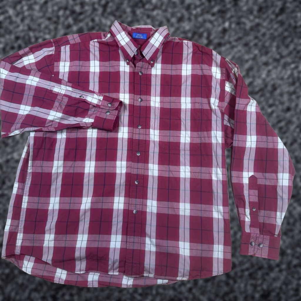 Pendleton Pendleton Button Shirt Mens XL Red Plaid Cotton Western Long Sleeve Size US XL / EU 56 / 4 - 1 Thumbnail