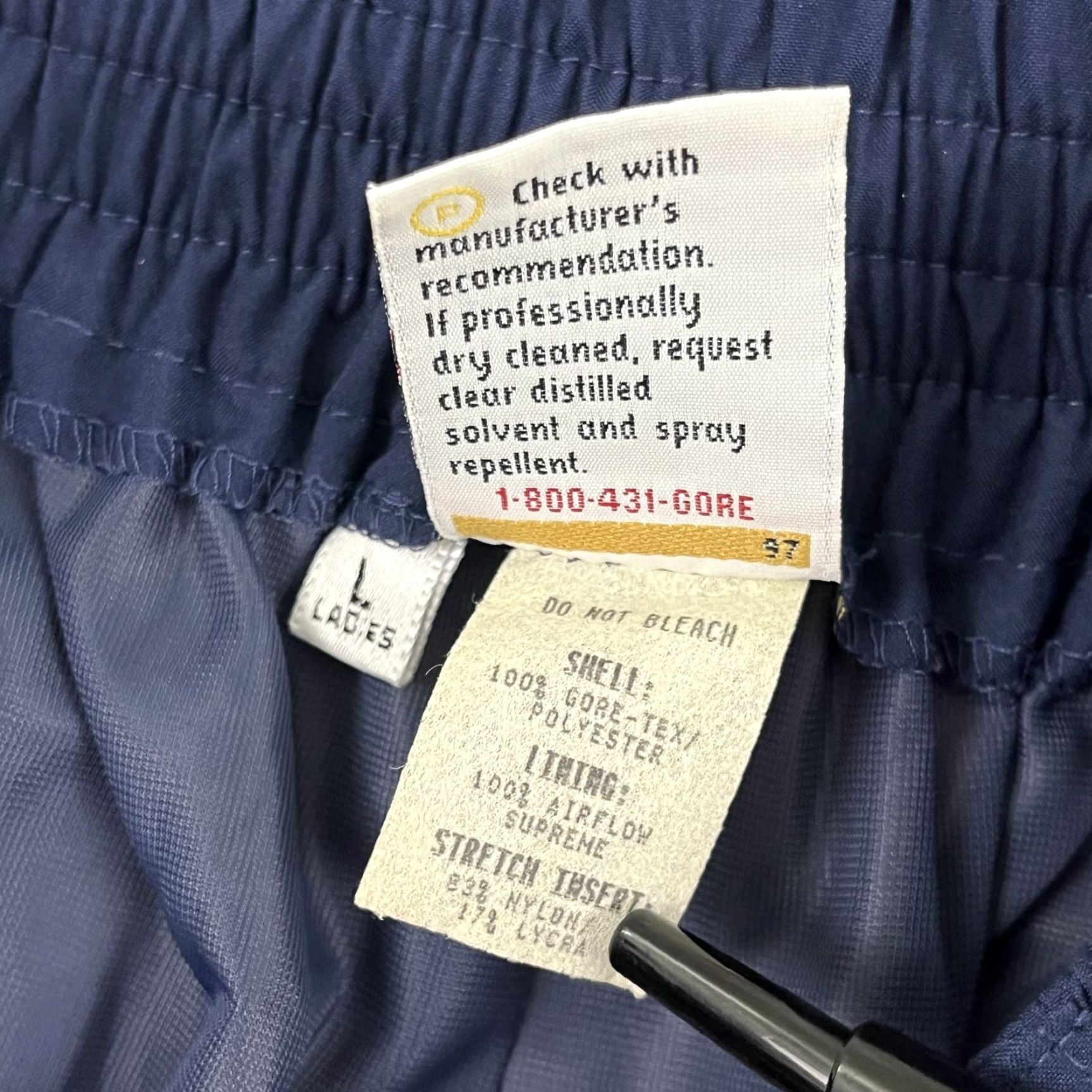 Vintage Zero Restriction Gore Tex Pants Mens Medium Ladies Large / 29" Blue Rain Gear Size US 31 - 7 Thumbnail