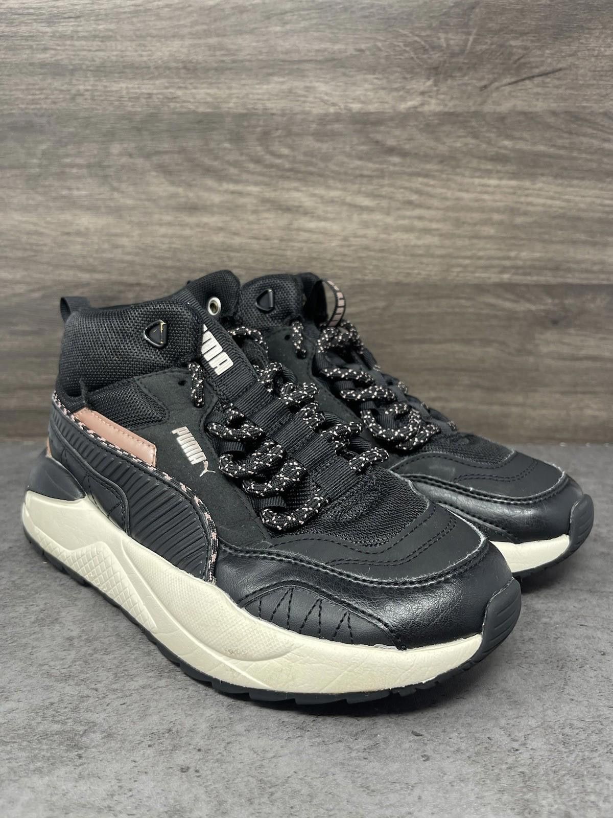 Puma Puma X Ray 2 Square Mid Shoes Kids Size 6 Black Size US 6 / EU 39 - 4 Thumbnail