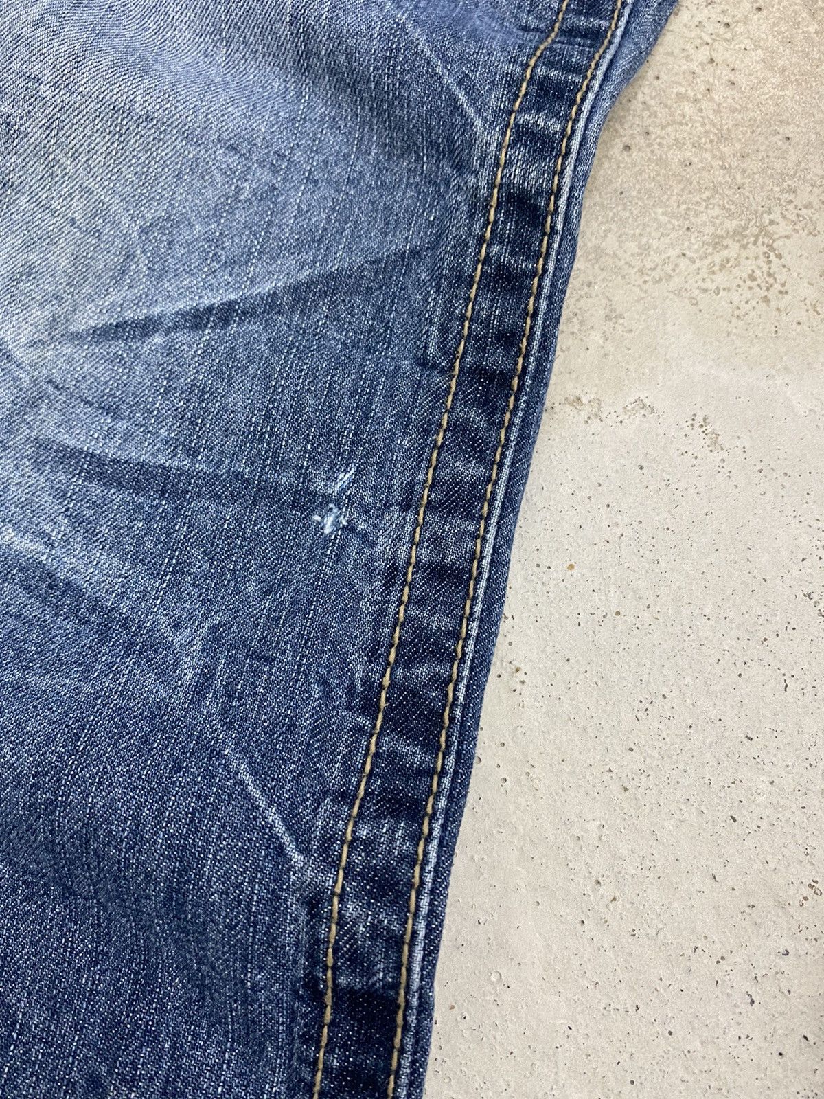 GOSTAR DE FUGA × Japanese Brand Daily Topics Japan Denim Clawn Mark Washed Straight Cut Size US 32 / EU 48 - 6 Thumbnail