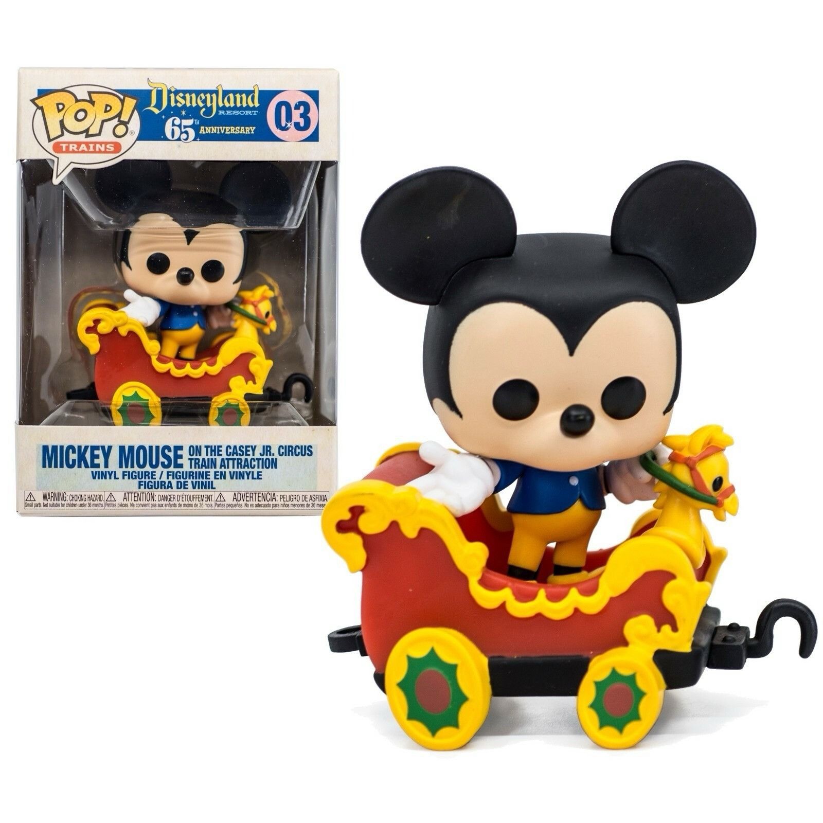 Disney Funko Pop! Mickey Mouse on the Casey JR Circus Train Attract Size ONE SIZE - 6 Thumbnail