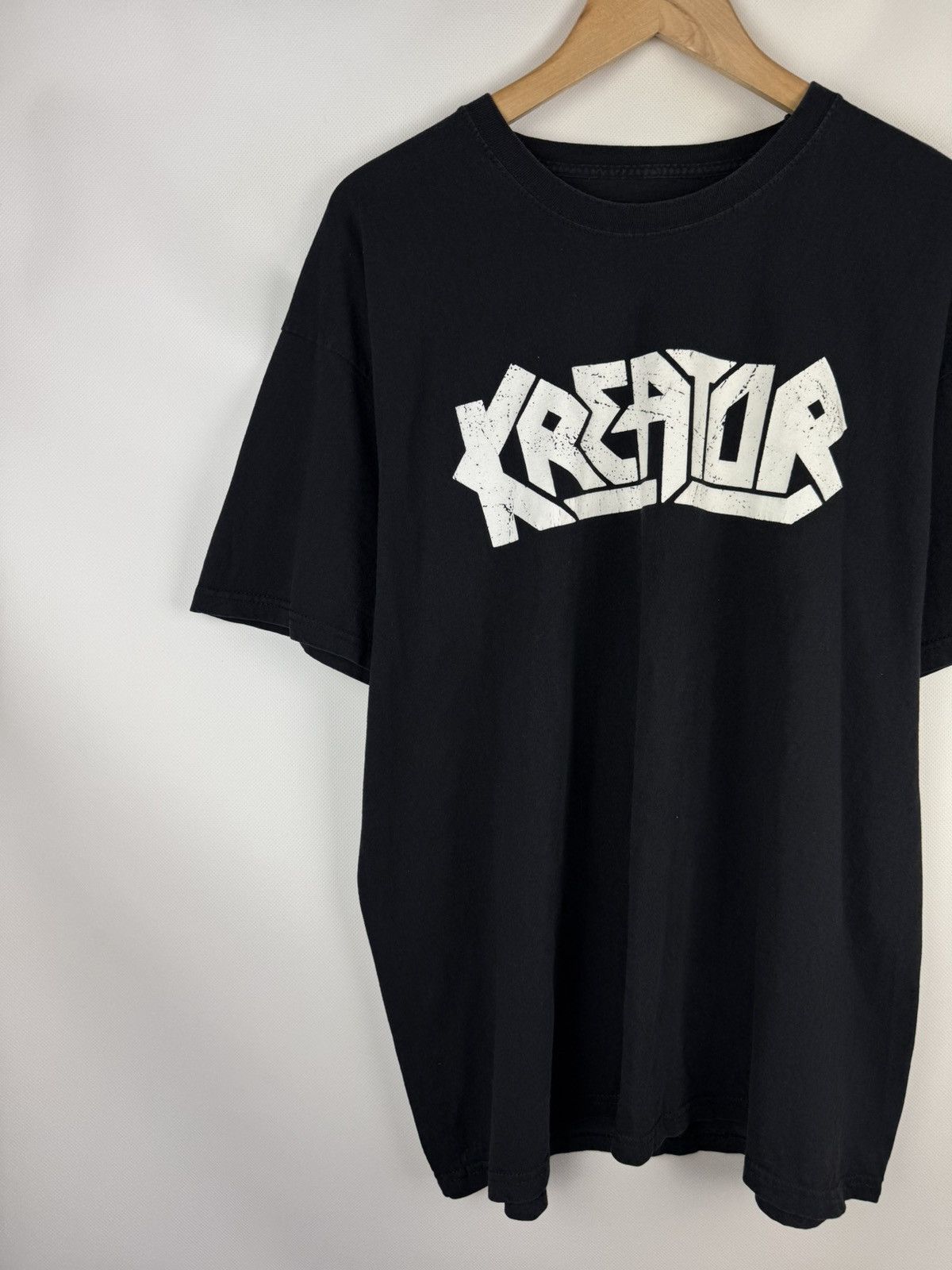 Band Tees Kreator Satan Is Real Men’s Short Sleeve Band Promo T Shirt Size US XL / EU 56 / 4 - 2 Thumbnail
