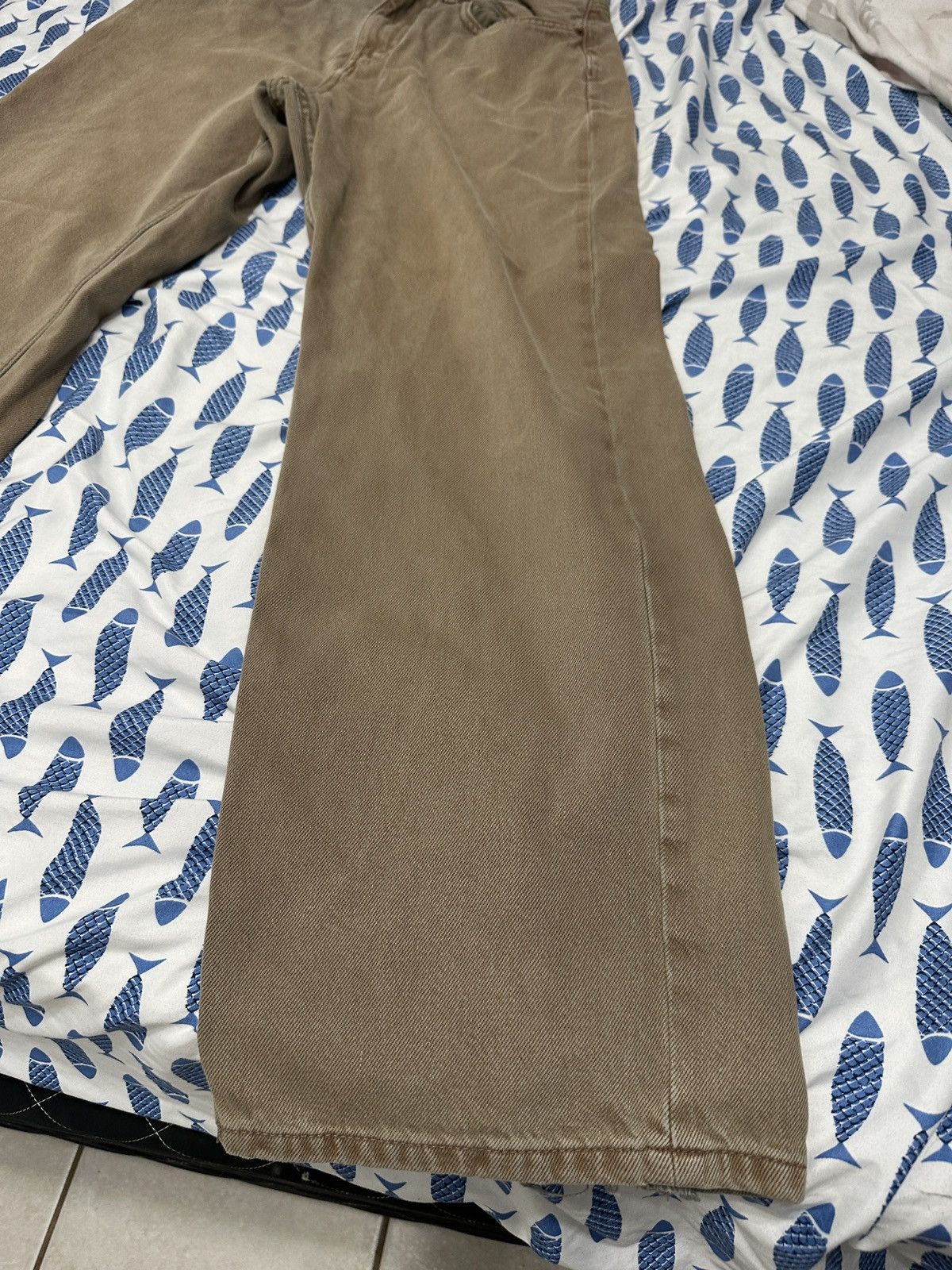 Zara Zara Brown Baggy Pants Size US 30 / EU 46 - 2 Thumbnail