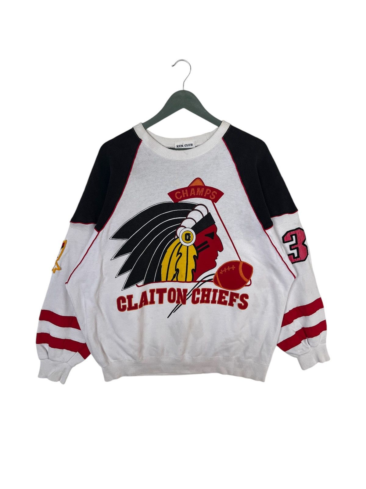 Vintage Vintage Claiton Chiefs Sweatshirt Size US XL / EU 56 / 4 - 1 Thumbnail