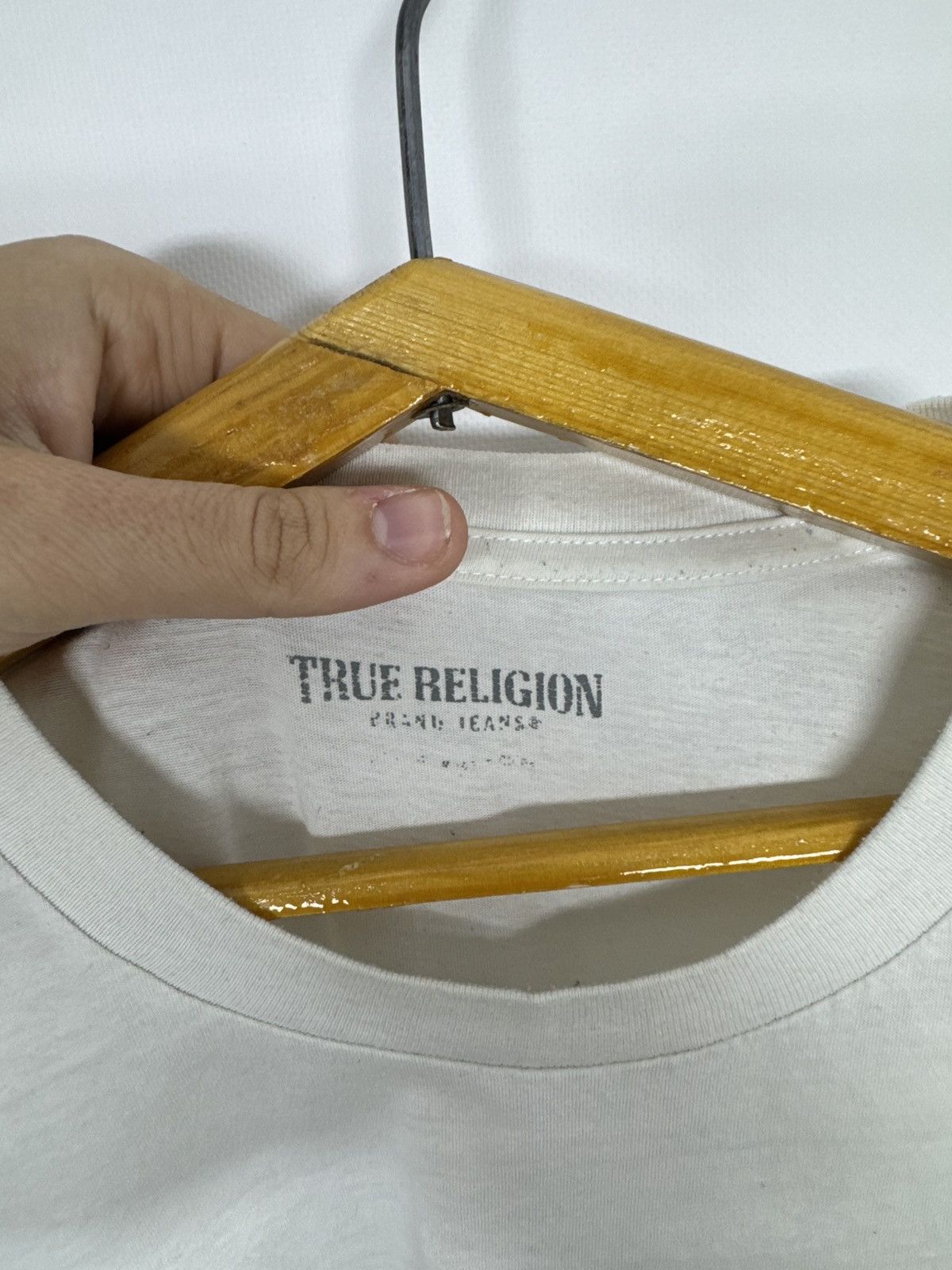 True Religion Vintage Y2k True Religion Big Logo T-Shirt Size US S / EU 44-46 / 1 - 12 Thumbnail