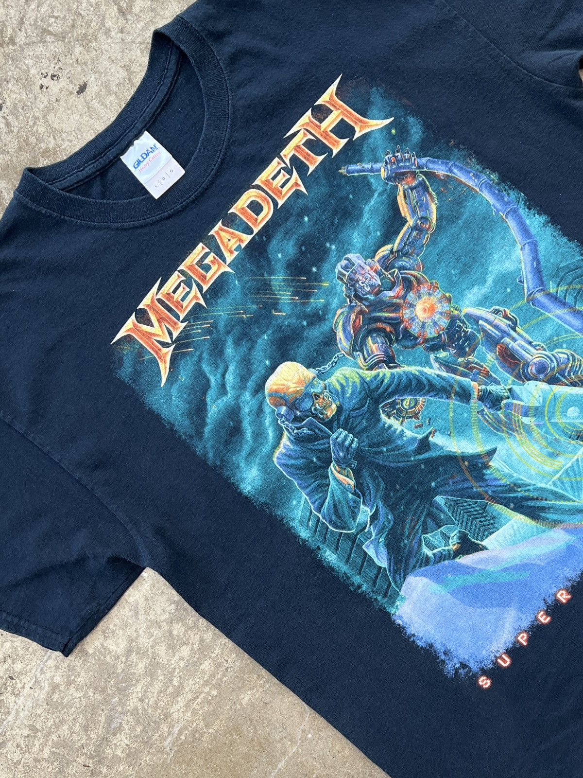 Vintage Megadeth Super Collider Band Tee Large