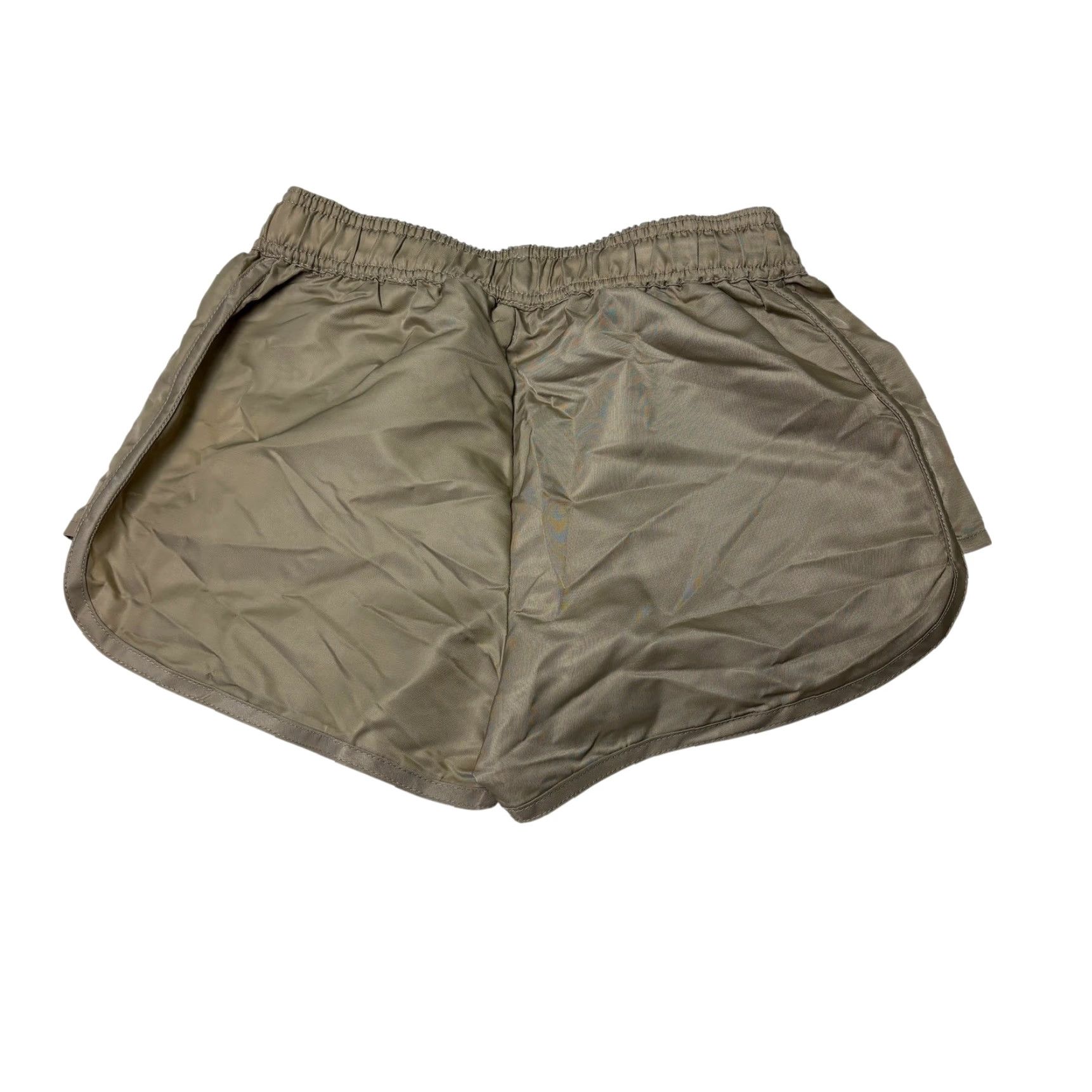 Vintage Fear of God Essentials Womens Nylon Volley Running Shorts XS Sage Green Elastic Waist Lightweight Athletic Jogging Gym Casual Womens XS Size 26" / US 2 / IT 38 - 7 Thumbnail