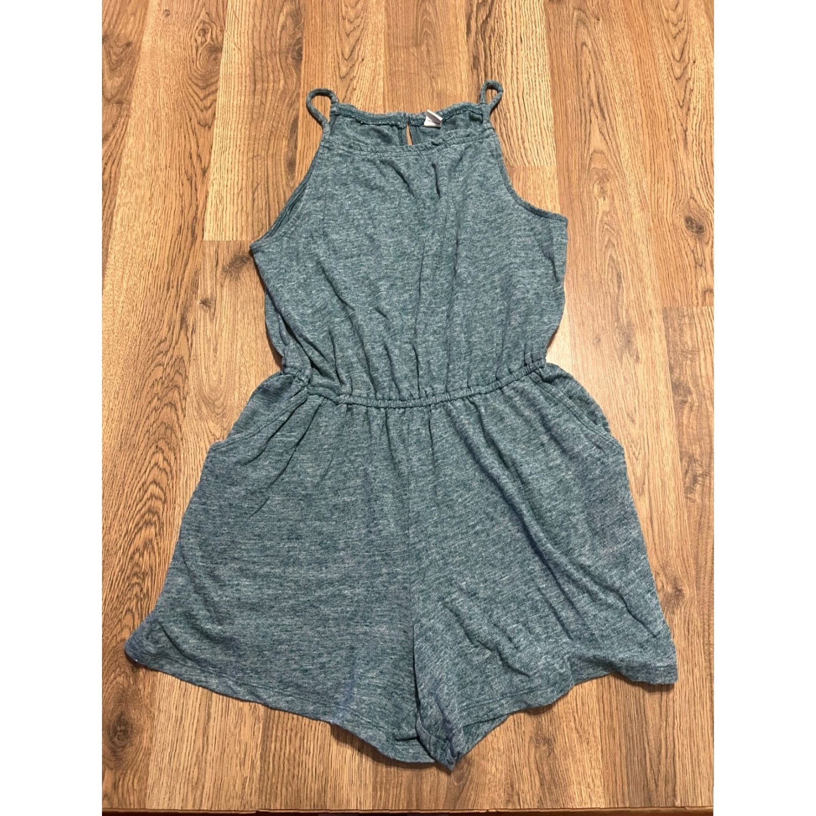Old Navy Old Navy Romper Women’s Size Small Blue Sleeveless Stretchable Waist One-Piece Casual Modern - Womens Size 28" / US 6 / IT 42 - 2 Thumbnail