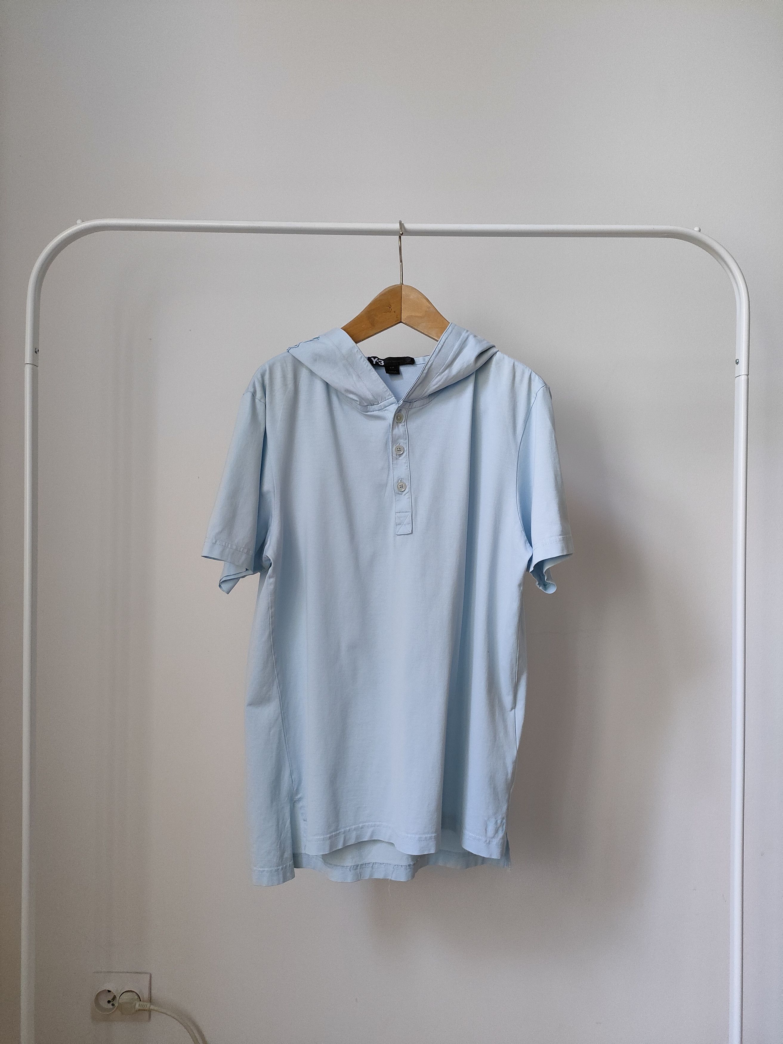 Adidas 2013 Y-3 Hooded Polo Shirt Size US S / EU 44-46 / 1 - 3 Thumbnail