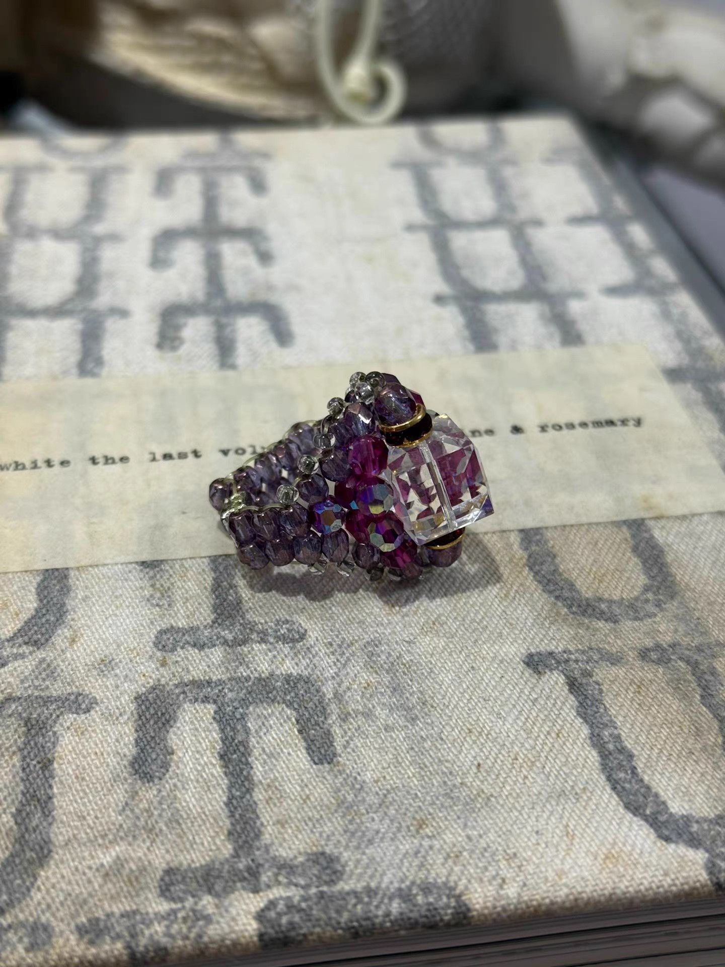 Number (N)ine Number (N)ine 09SS Gemstone Ring K20 Size ONE SIZE - 4 Thumbnail