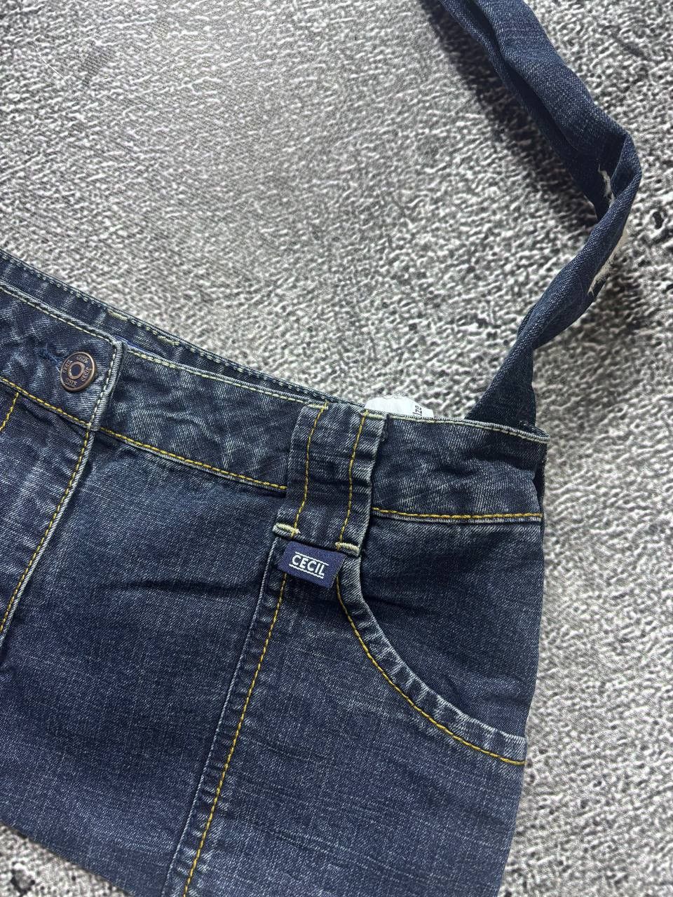 Affliction CECIL Denim Shoulder Bag / Y2K Vintage Mini Bag Size ONE SIZE - 4 Thumbnail