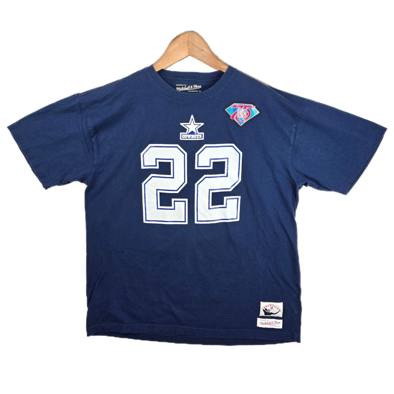 Mitchell & Ness Emmitt Smith Dallas Cowboys Mitchell & Ness Tee Shirt XXL Size US XXL / EU 58 / 5 - 1 Thumbnail
