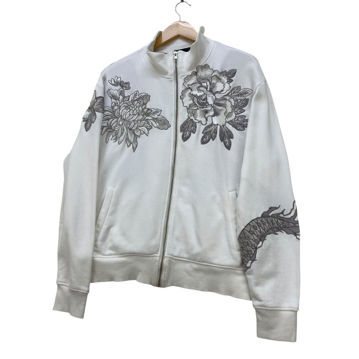 Sugar Cane 💥Vintage Karakuri Tamashi Embroidered Dragon Zip Up Jacket Size US L / EU 52-54 / 3 - 6 Thumbnail