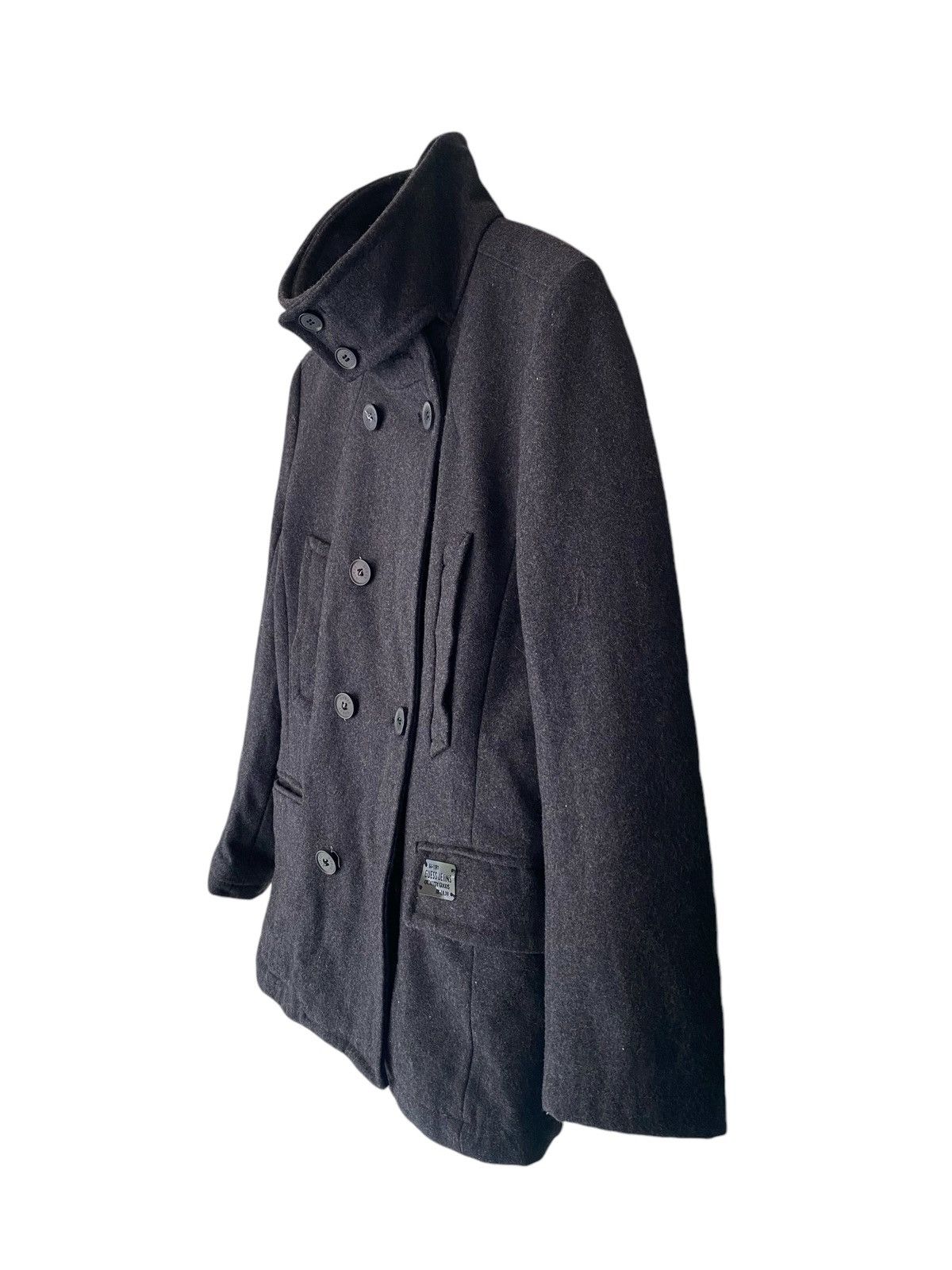 Guess Rare GUESS Wool Double Breast Button Jacket sz L Size US L / EU 52-54 / 3 - 5 Thumbnail