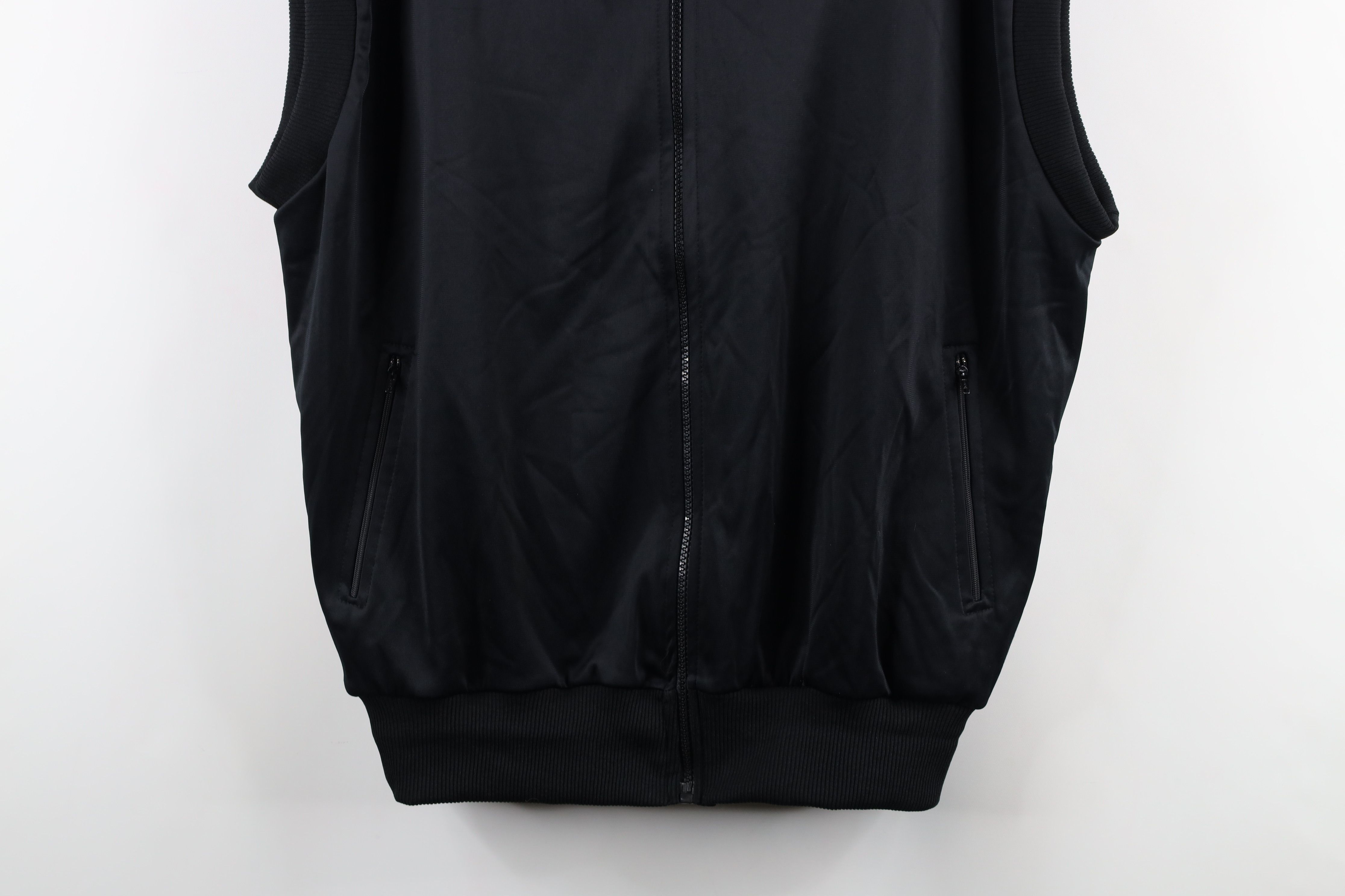 Vintage Vintage 80s Puma Full Zip Fleece Lined Vest Jacket Black Size US XL / EU 56 / 4 - 3 Thumbnail