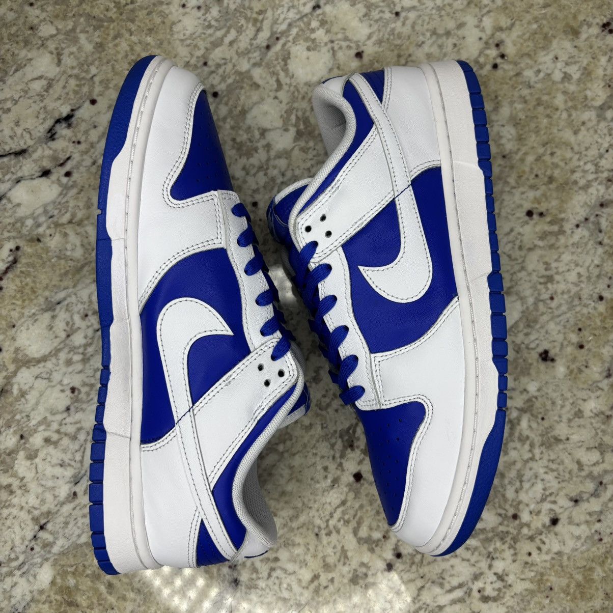 Nike Size 10.5 - Nike Dunk Low Racer Blue white Clean With Box Size US 10.5 / EU 43-44 - 13 Thumbnail