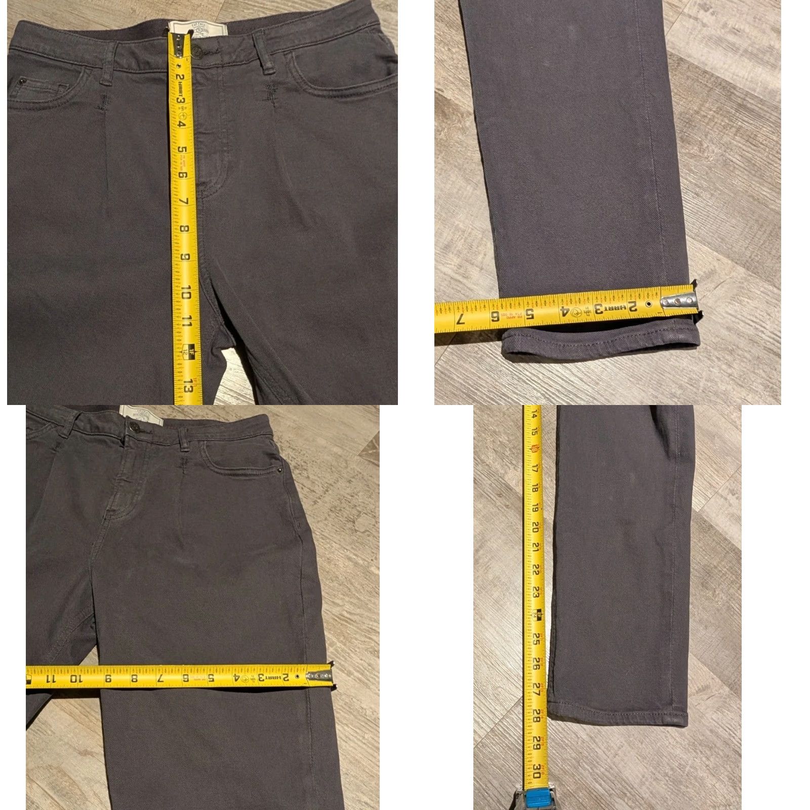 FatFace Fat Face Women’s Gray Canvas Stretch Jeans Sz 4 US / 8 UK Jeans Slim High Rise 5-Pocket City UK Recycled? (No extra) Size 27" / US 4 / IT 40 - 10 Thumbnail