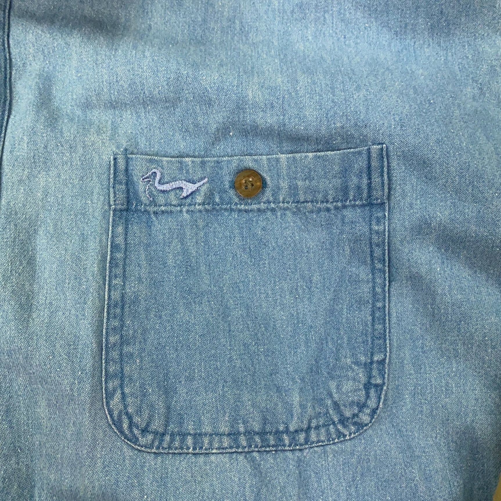 Denime VINTAGE Duxbak Denim Hunting Shirt Mens 2XL Blue Long Sleeve Casual Outdoor Workwear Size US XXL / EU 58 / 5 - 2 Thumbnail