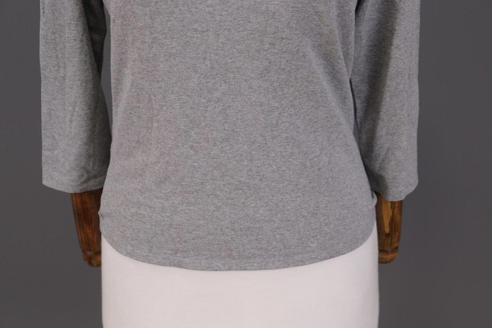 Eileen Fisher Eileen Fisher Gray Pullover Cropped Sweater Size M / US 6-8 / IT 42-44 - 3 Thumbnail