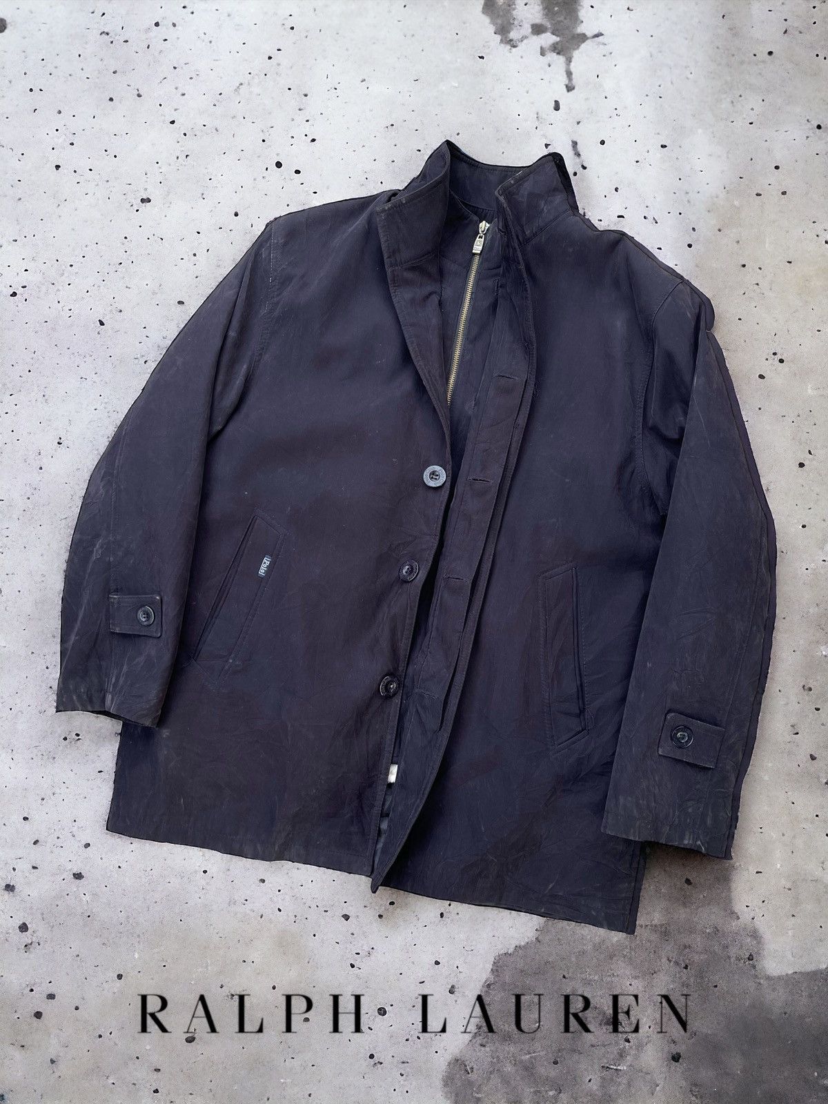 Polo Ralph Lauren Polo by Ralph Lauren Men's Double Layer Button Jacket Size US M / EU 48-50 / 2 - 2 Thumbnail