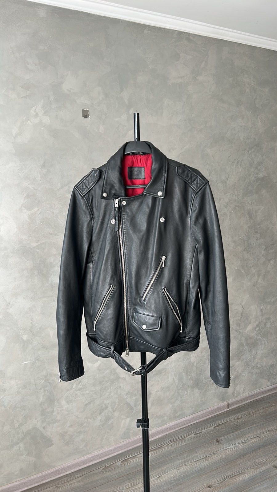 Allsaints 🔥Allsaints Leather Torrance Biker Jacket Size US M / EU 48-50 / 2 - 19 Thumbnail