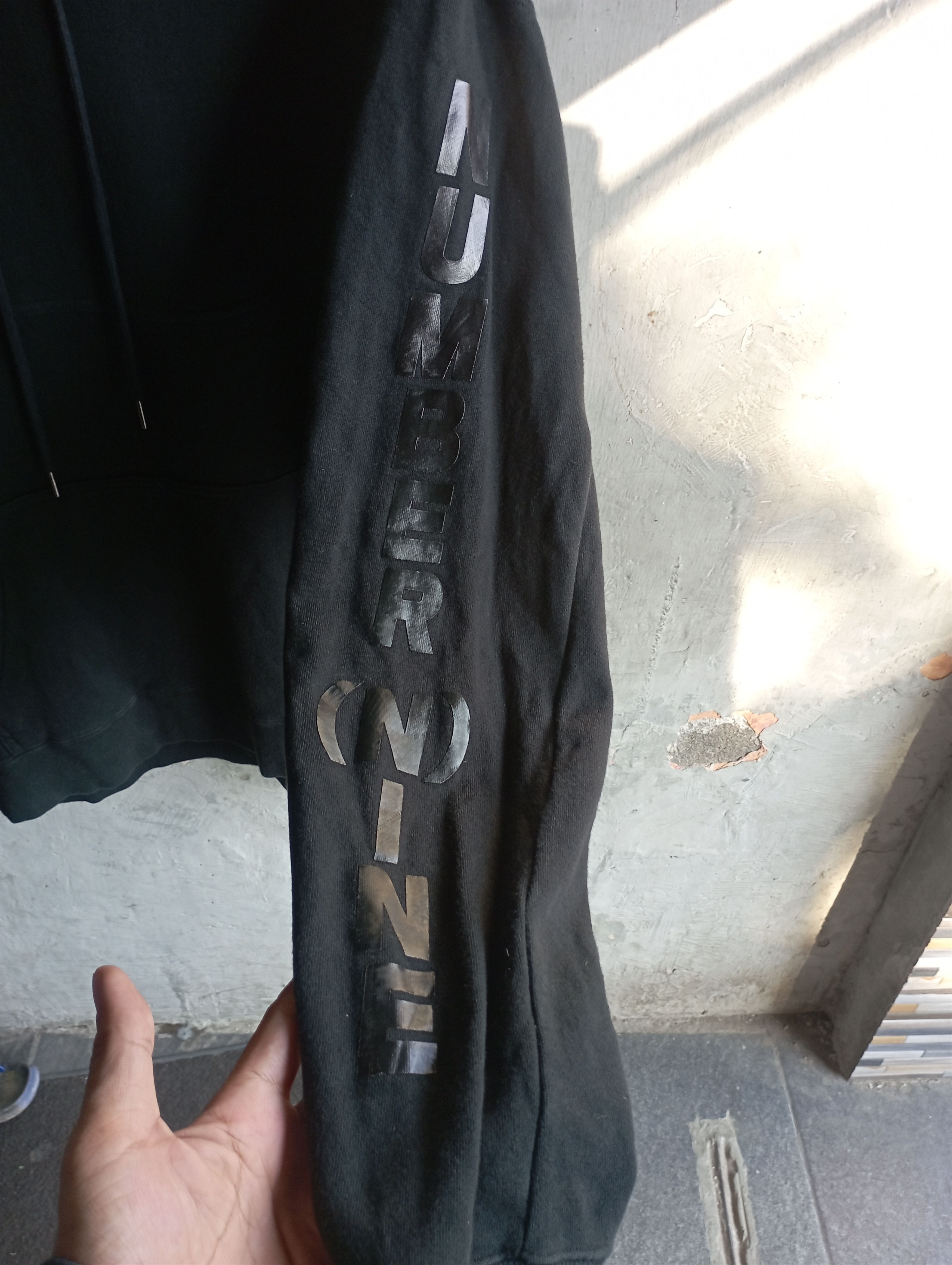 Number (N)ine Number (N)ine black hoodie Size US L / EU 52-54 / 3 - 4 Thumbnail