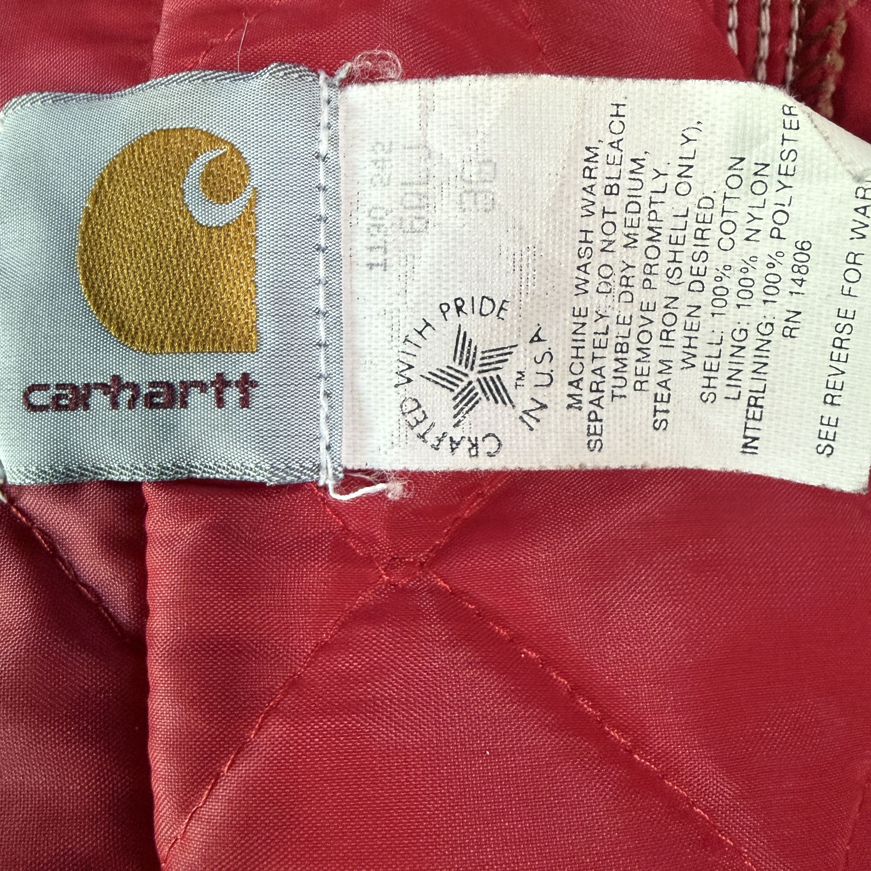 Carhartt Vintage 1990 Carhartt 6QLJ Detroit Jacket - 36 Made in US Size US S / EU 44-46 / 1 - 6 Thumbnail