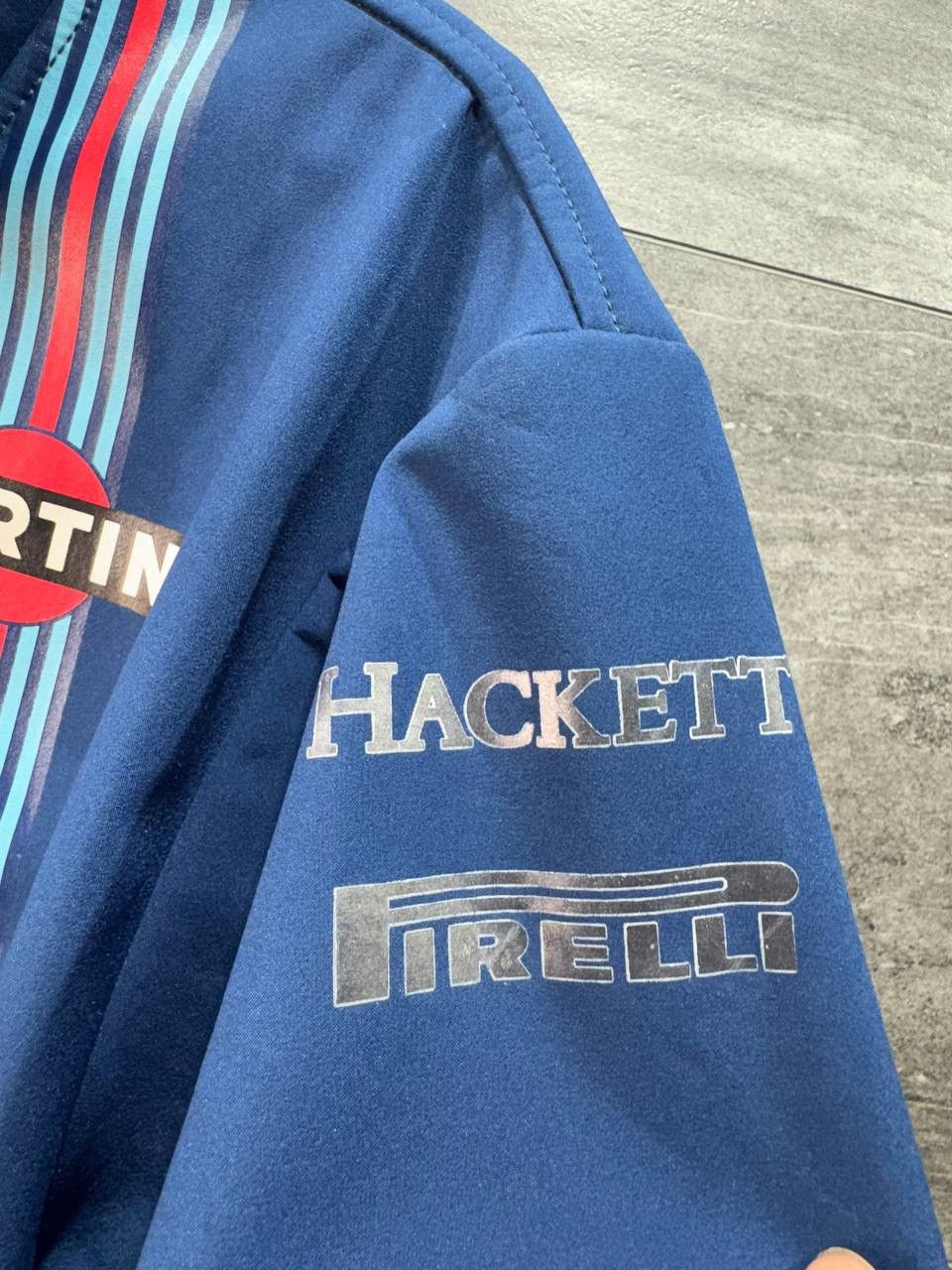 Hackett × Vintage Hackett London Williams Martini Racing Rain Fleece Jacket Size US M / EU 48-50 / 2 - 9 Thumbnail