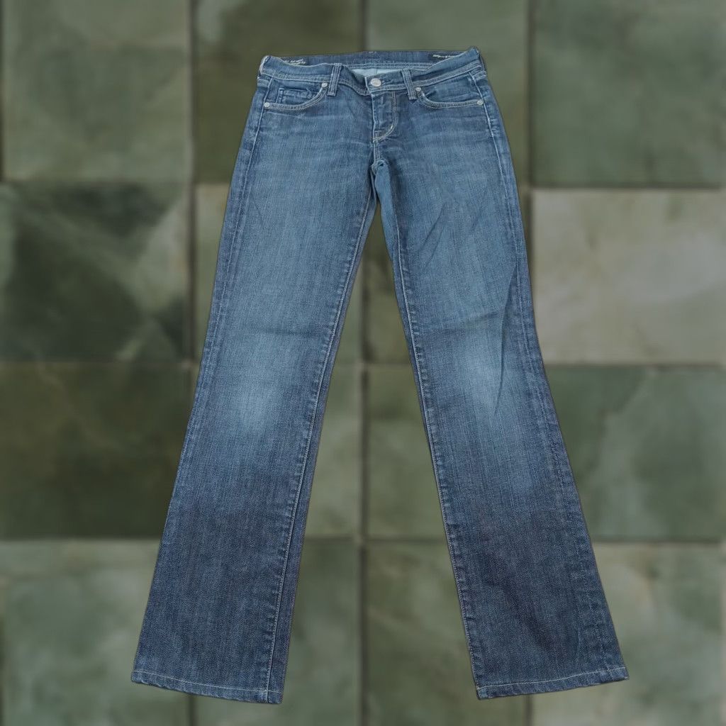 Citizens Of Humanity Citizens of Humanity Womens Jeans 26 Blue Ava Low Waist Straight Extra Large XL Size 26" / US 2 / IT 38 - 1 Thumbnail