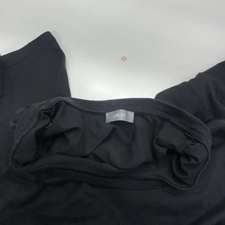 Dior Dior Dior Logo Embroidered Casual Short Sleeve T-Shirt 007 Size US XL / EU 56 / 4 - 6 Thumbnail