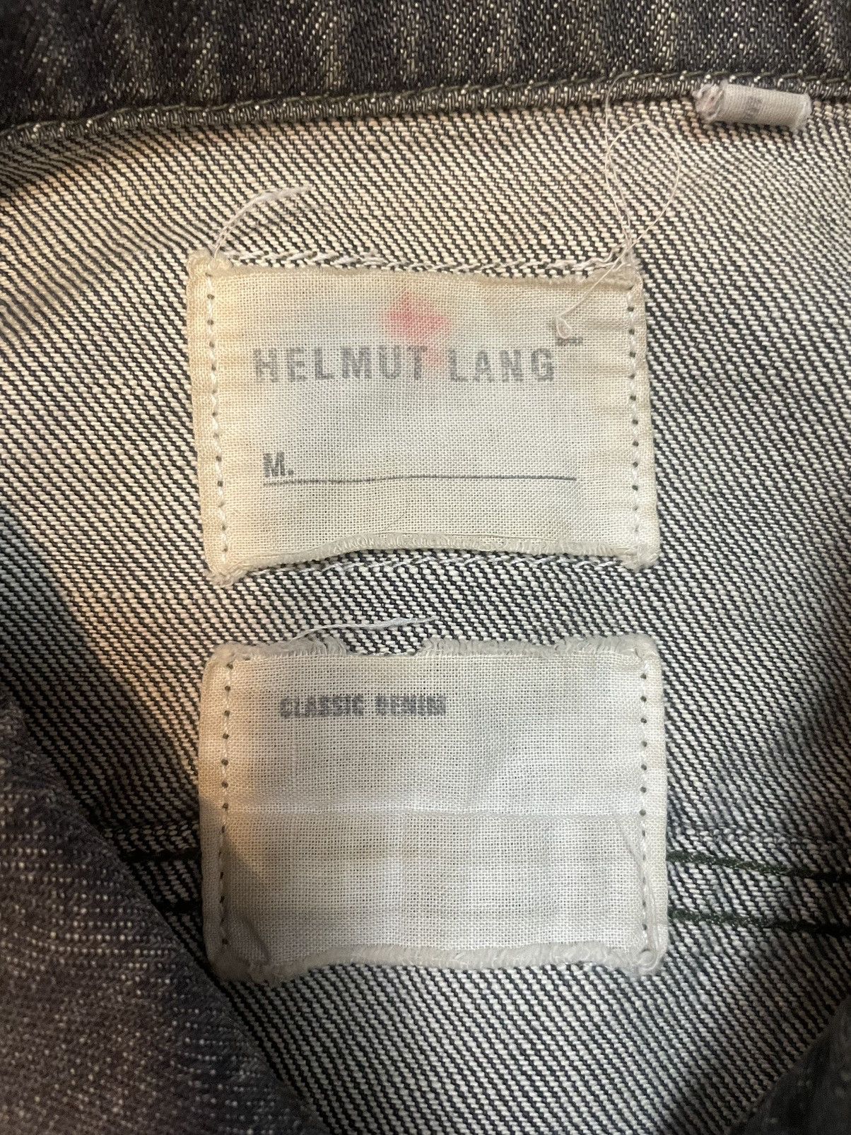 Helmut Lang Vintage 90s Helmut Lang denim jacket Size US M / EU 48-50 / 2 - 3 Thumbnail
