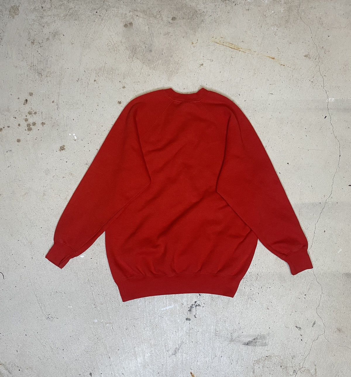 Russell Athletic × Vintage Vintage 90s red Russel blank crewneck Size US M / EU 48-50 / 2 - 4 Thumbnail