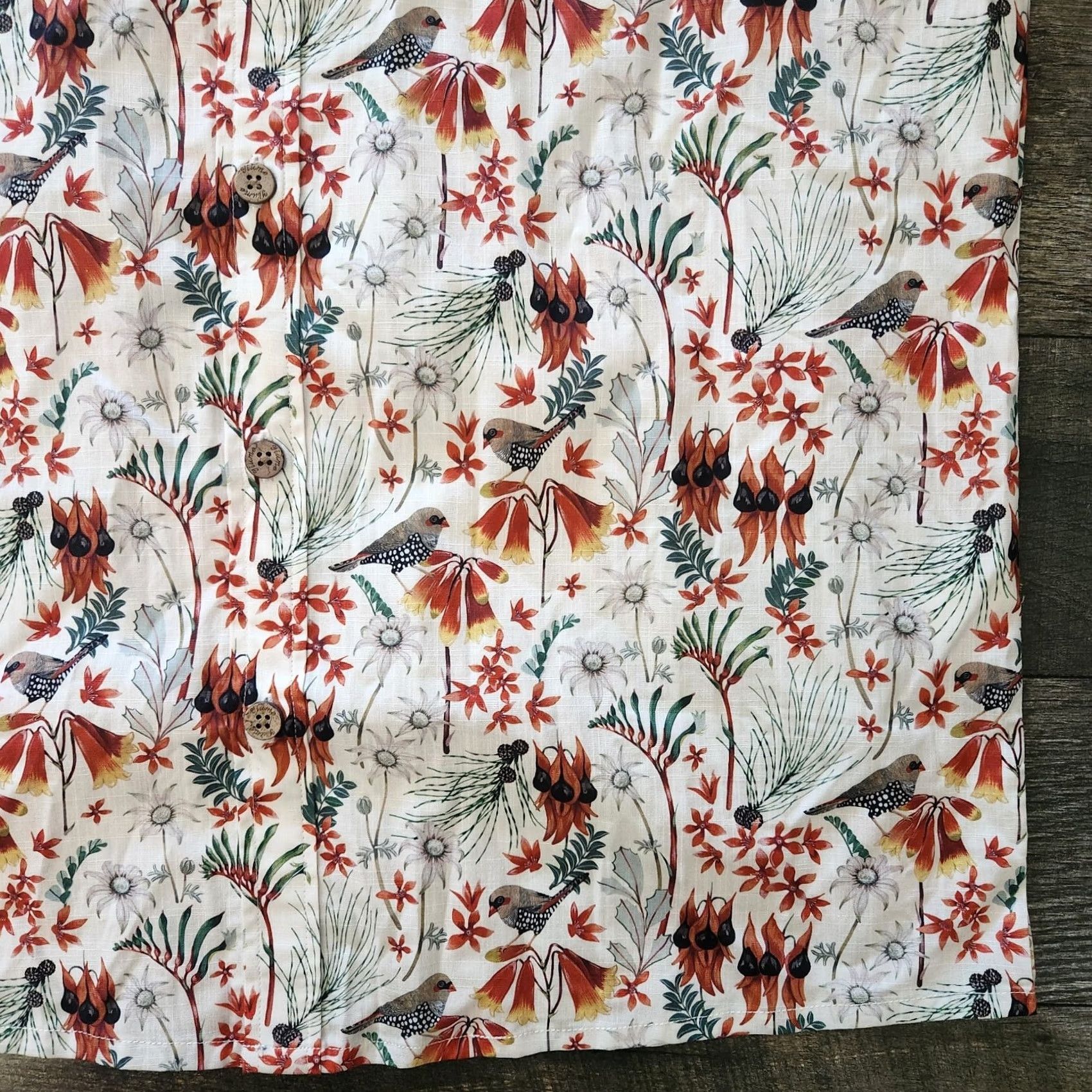 Vintage Yiume Hawaiian Shirt Mens Small Floral Bird AOP Cotton New Size US S / EU 44-46 / 1 - 2 Thumbnail