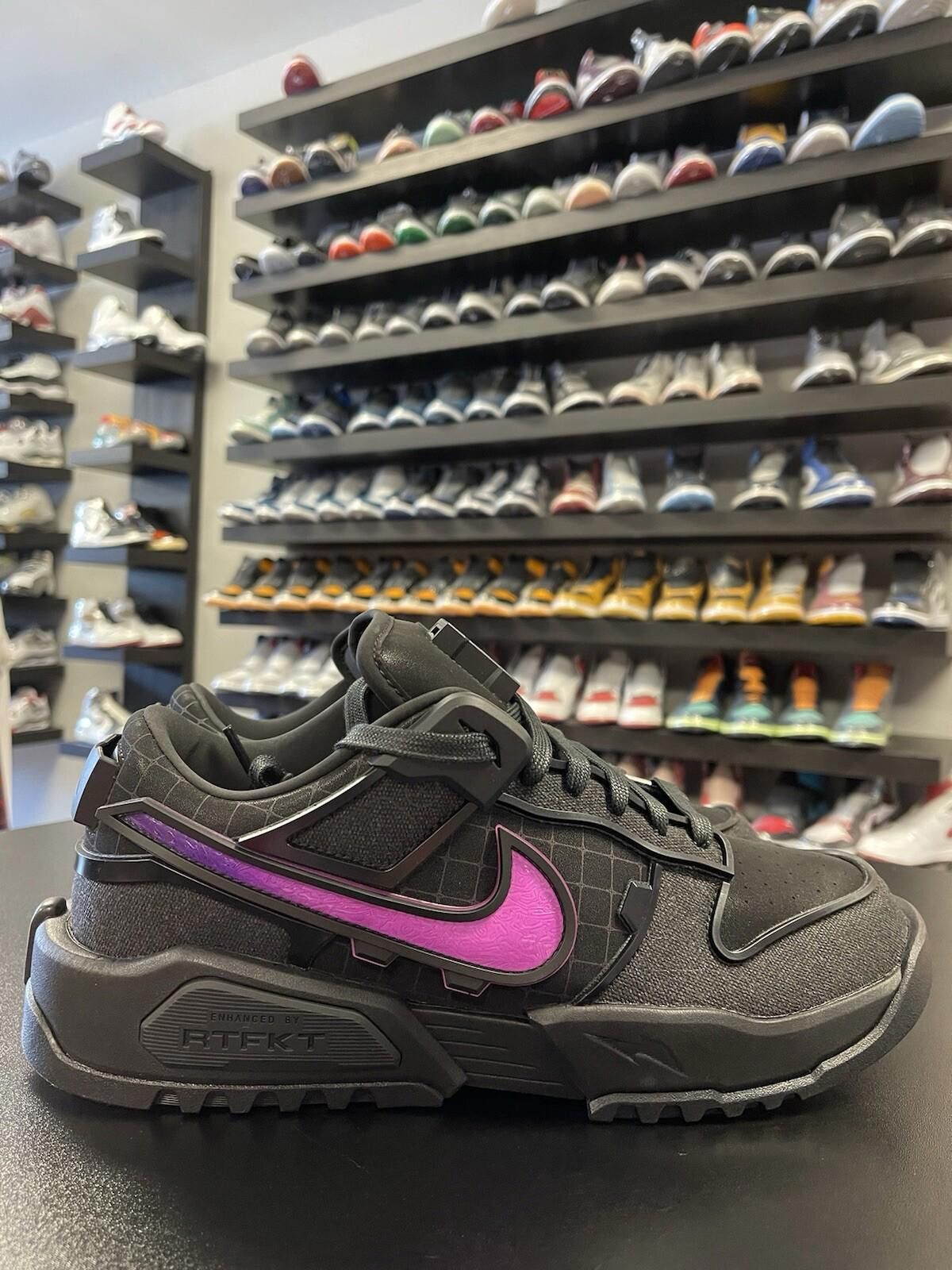 Nike Size 10.5 - NIKE x RTFKT DUNK GENESIS VOID BLACK WILD BERRY Size US 10.5 / EU 43-44 - 3 Thumbnail