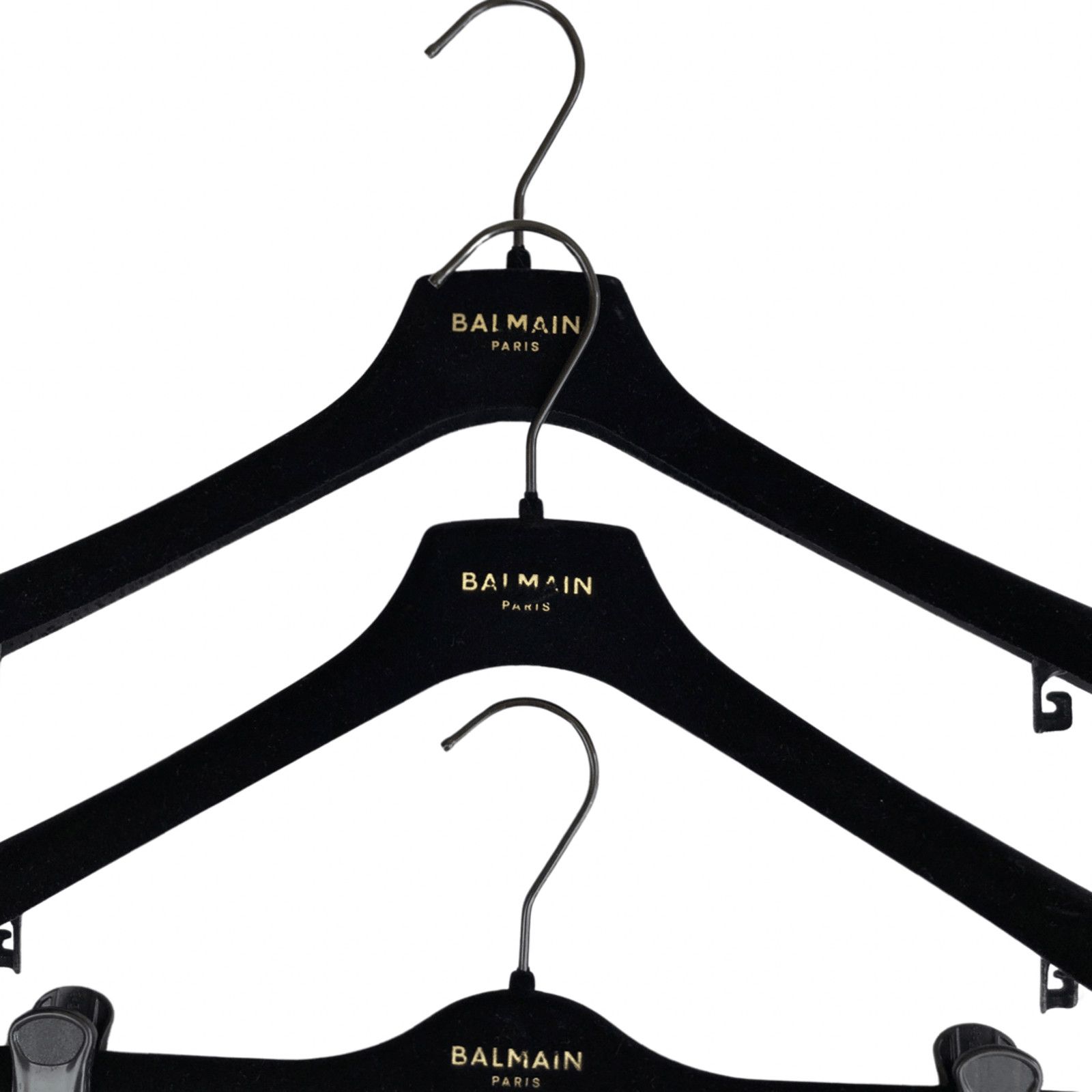 Balmain Balmain Logo Velour Hangers Size ONE SIZE - 2 Thumbnail