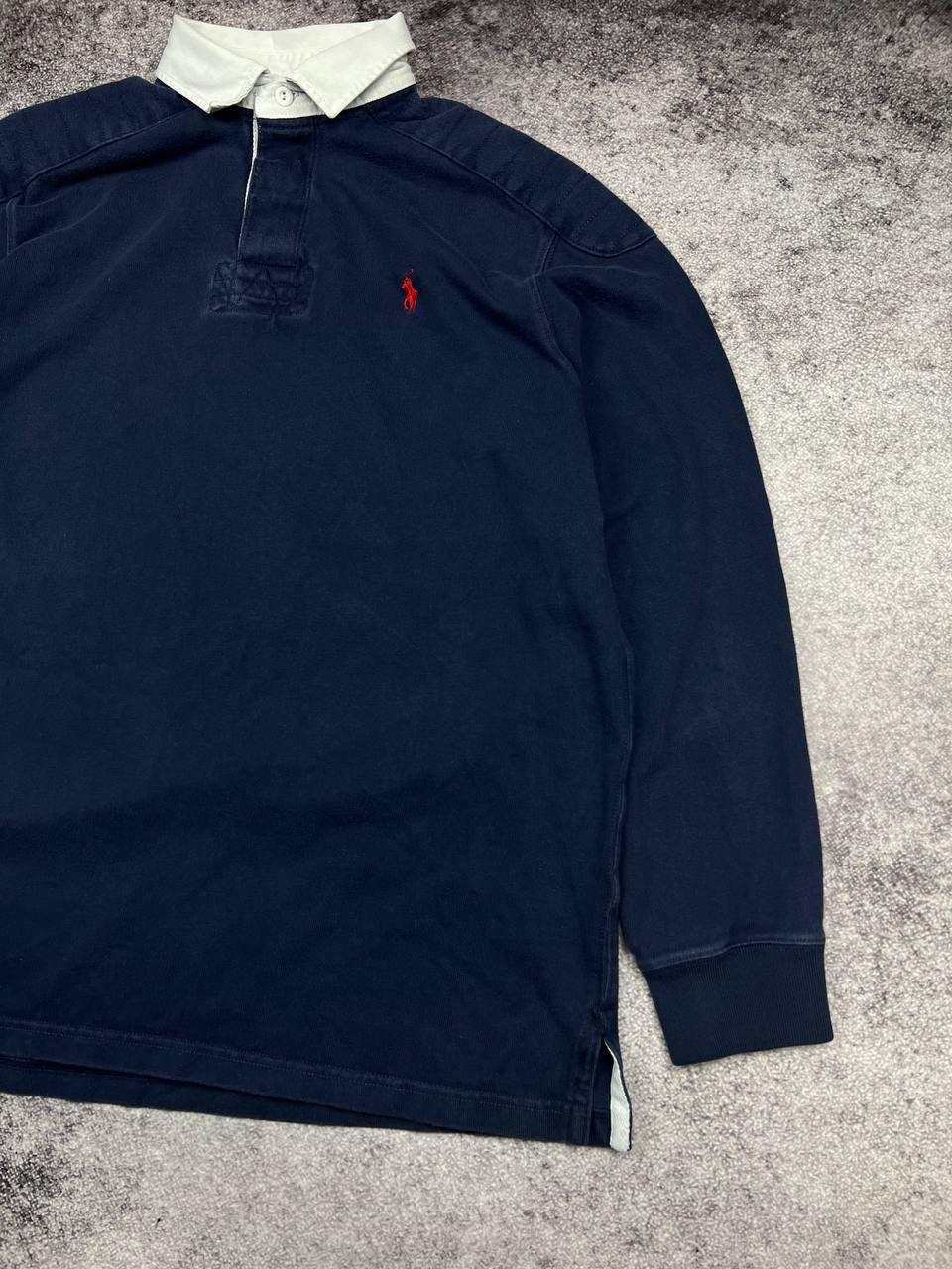 Polo Ralph Lauren Polo Ralph Lauren Rugby Shirt Long Sleeve Y2K Size US L / EU 52-54 / 3 - 3 Thumbnail