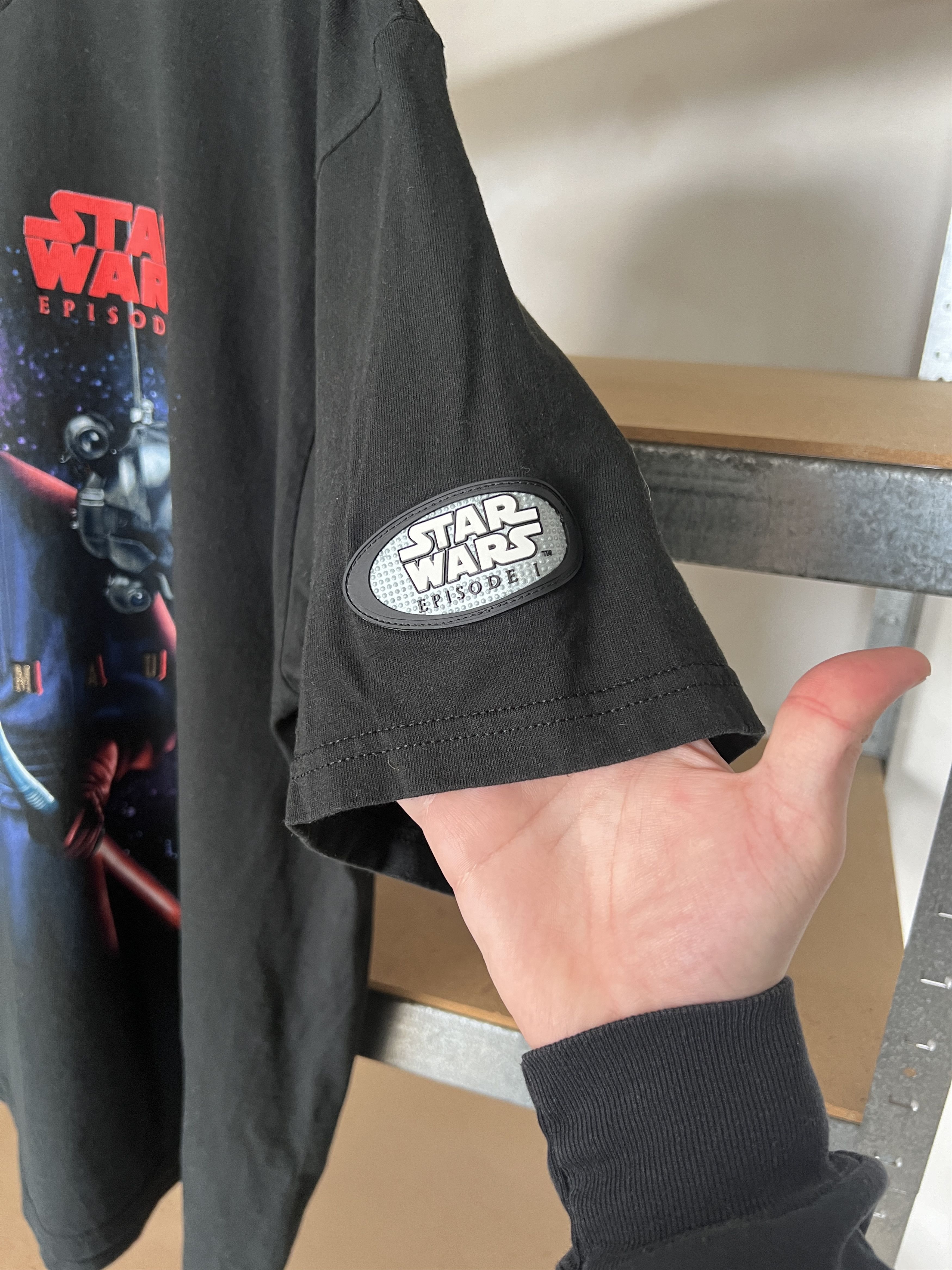 Vintage Vintage 90s Star Wars Darth Maul Episode 1 Movie T-shirt Size US XL / EU 56 / 4 - 7 Thumbnail