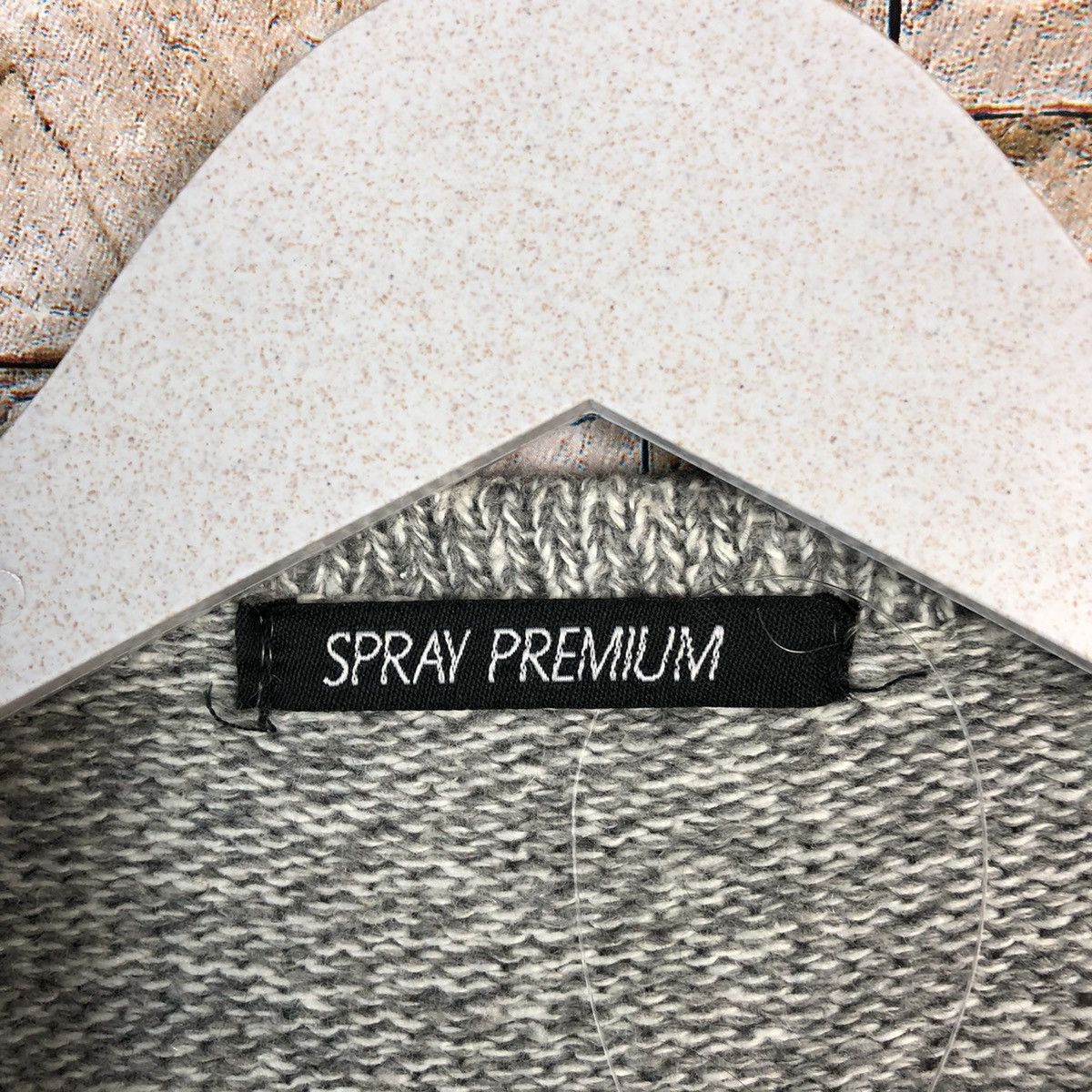 Japanese Brand Spray Premium Grey Cardigan Knitwear #A1205 Size US L / EU 52-54 / 3 - 9 Thumbnail